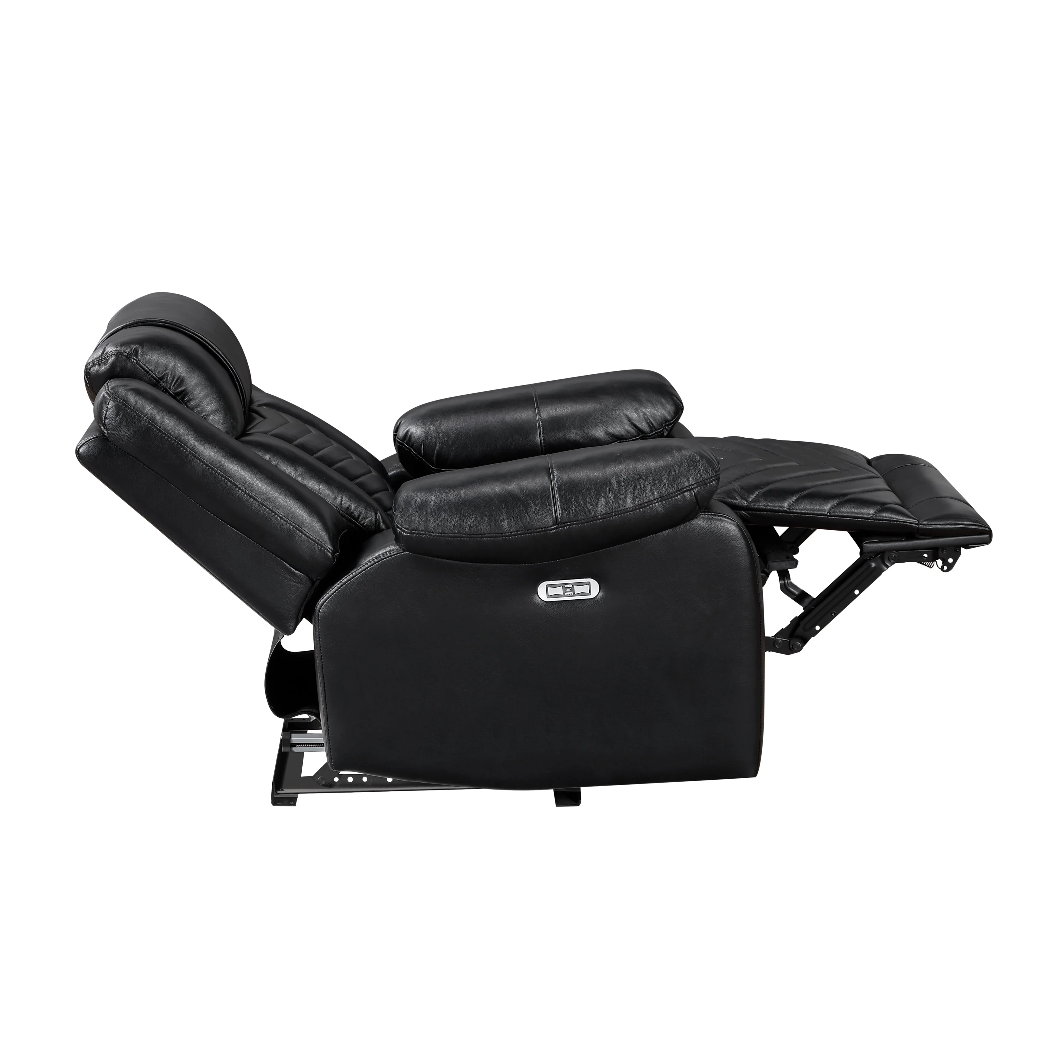 Huron Black Power Double Reclining Living Room Set - Image 27