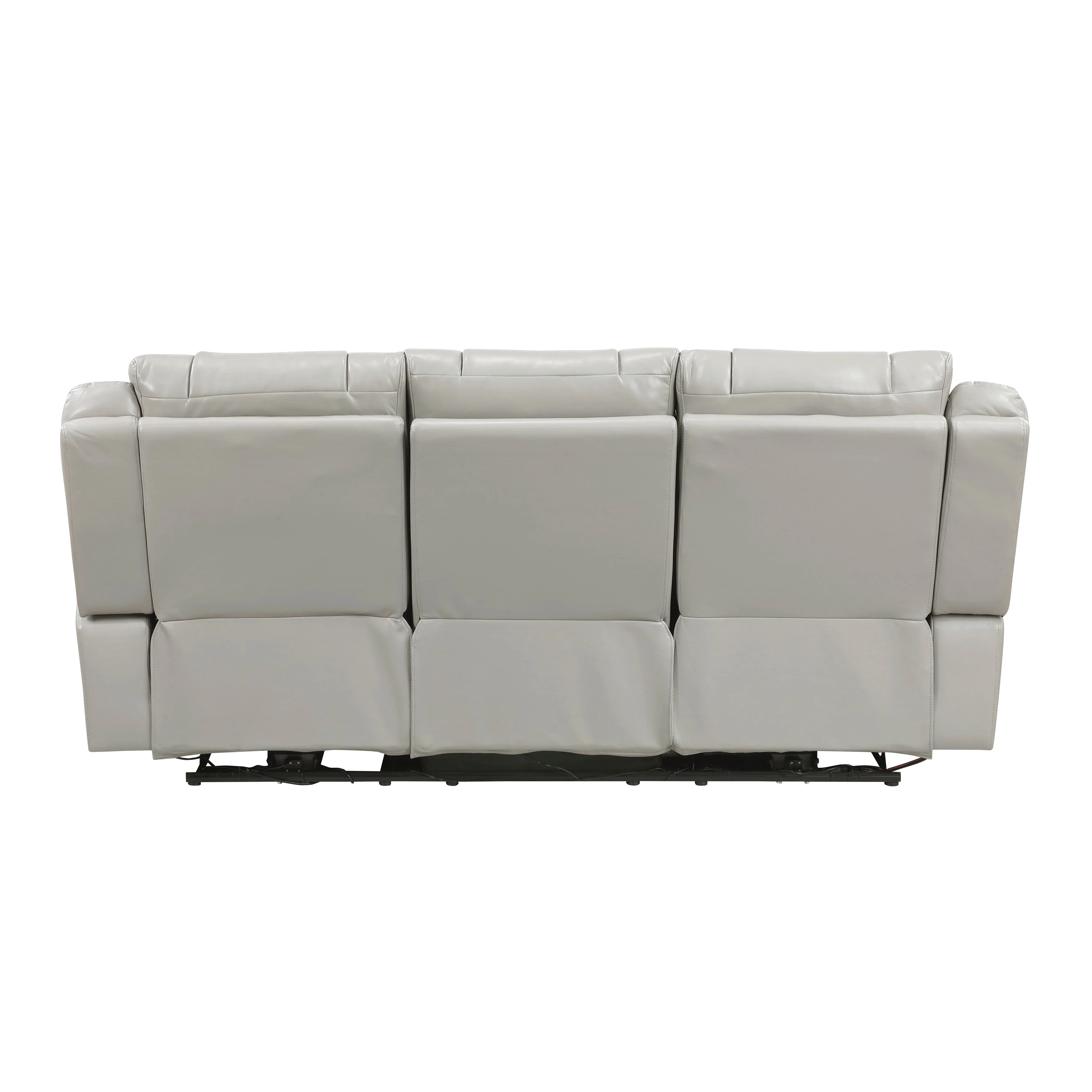 Huron Gray Power Double Reclining Sofa - Image 6