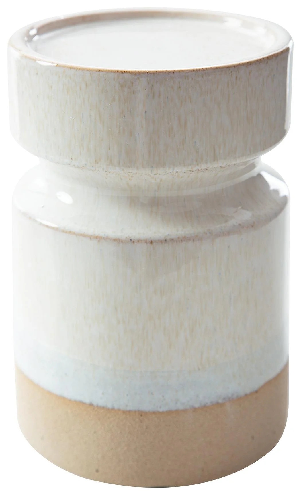 Hurston Ivory/Brown Candle Holder - Image 4