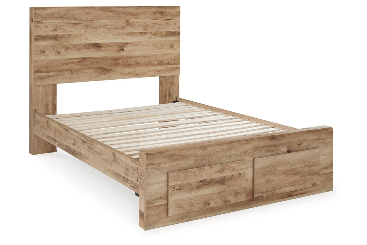 Hyanna Tan Brown Full Storage Platform Bed - Image 3