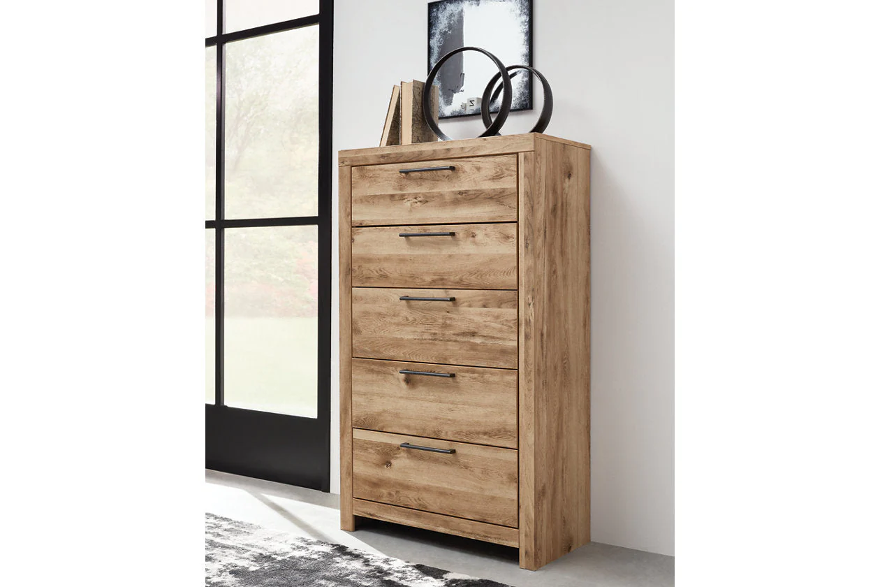 Hyanna Tan Brown Storage Platform Bedroom Set 2 Drawers - Image 16