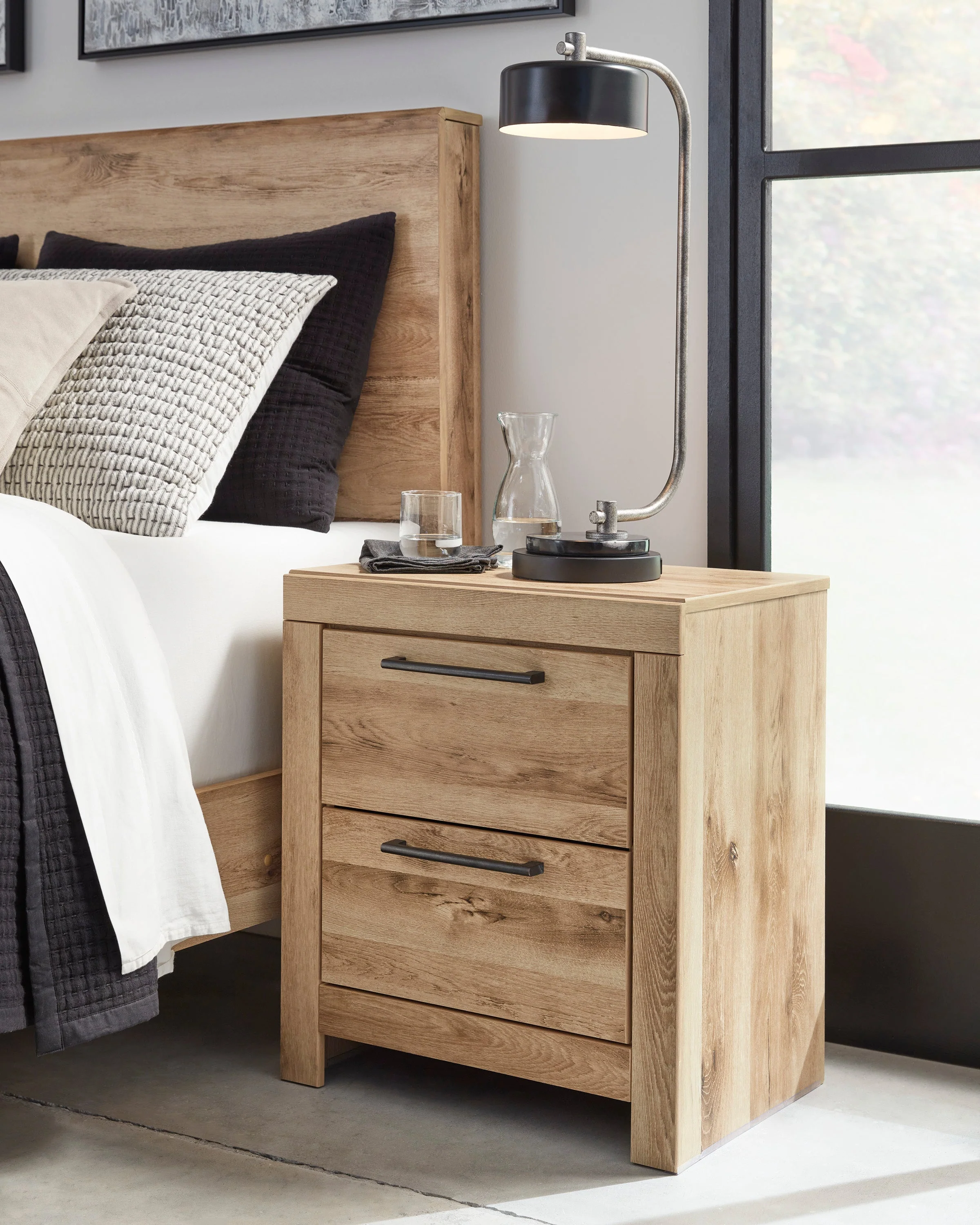 Hyanna Tan Brown Storage Platform Bedroom Set with 4 Drawers - Image 20