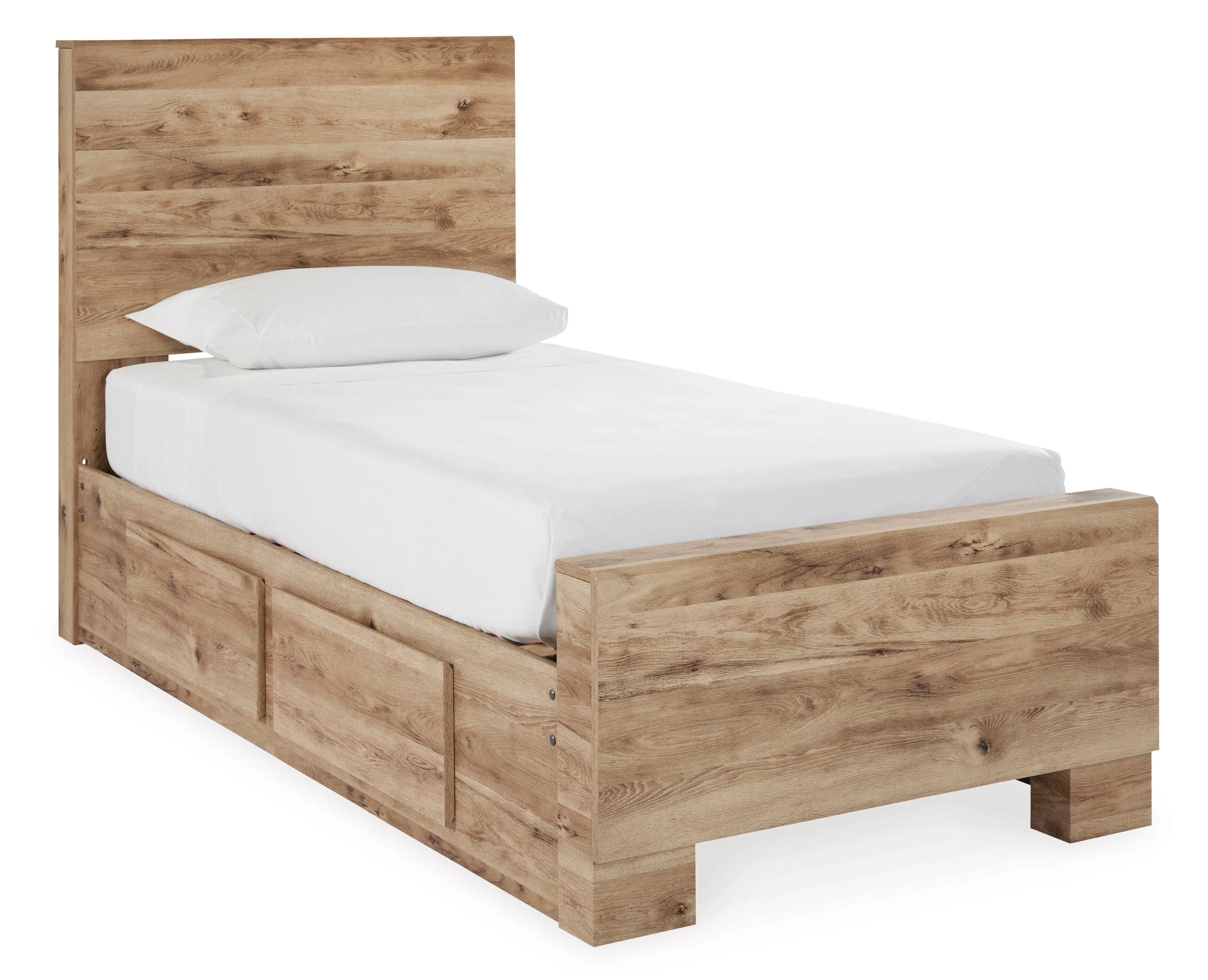 Hyanna Tan Brown Youth Storage Platform Bedroom Set with 4 Drawers - Image 25
