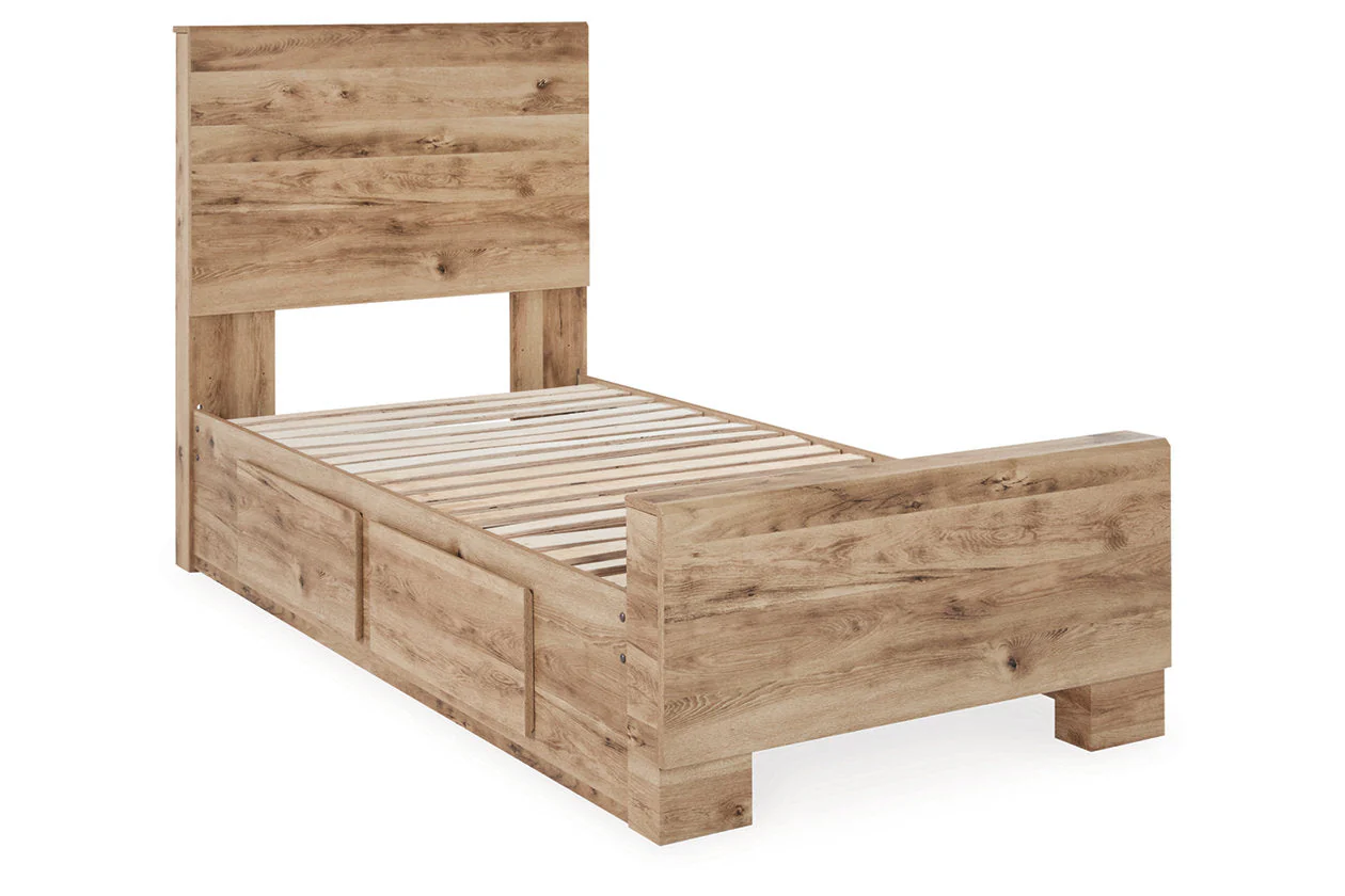 Hyanna Tan Brown Youth Two Side Storage Panel Bedroom Set - Image 5