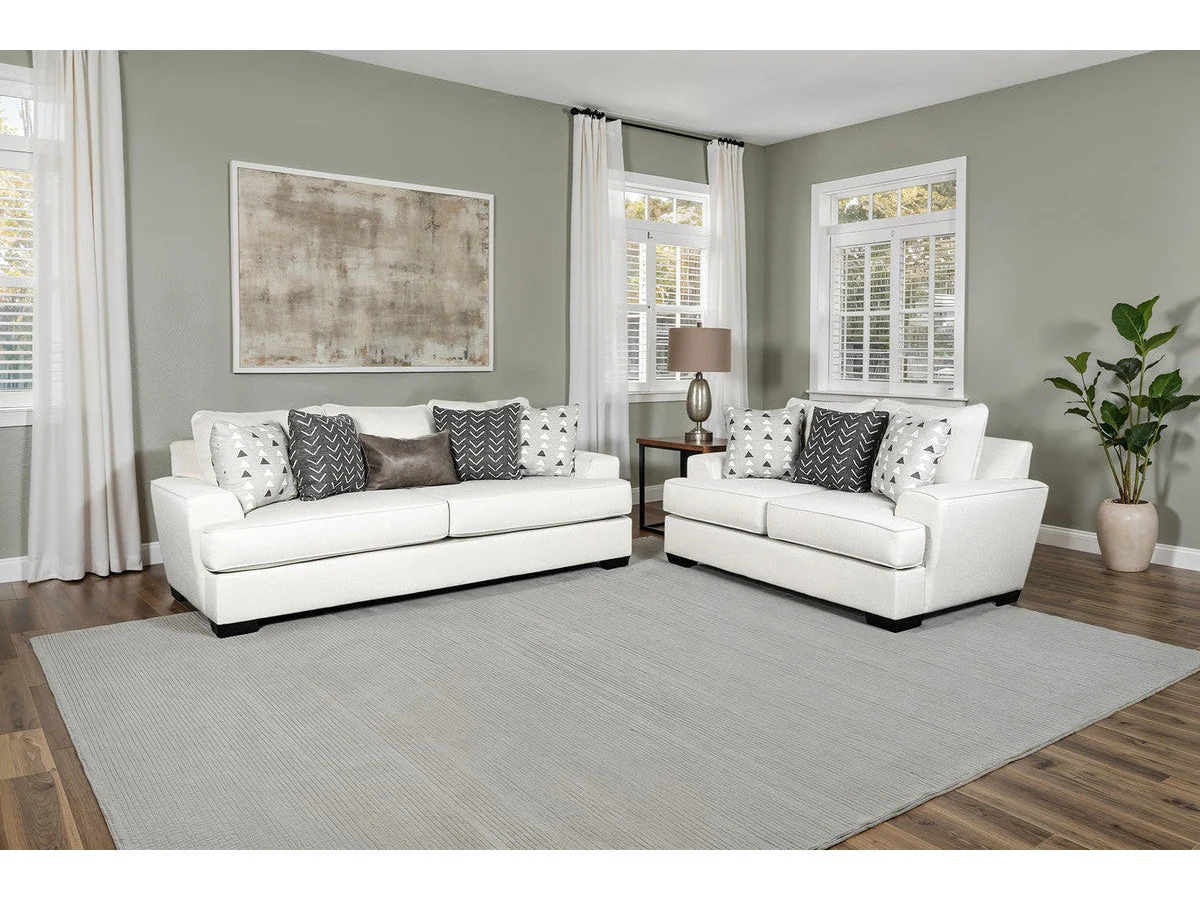 Hyde Park Gray Sofa & Loveseat