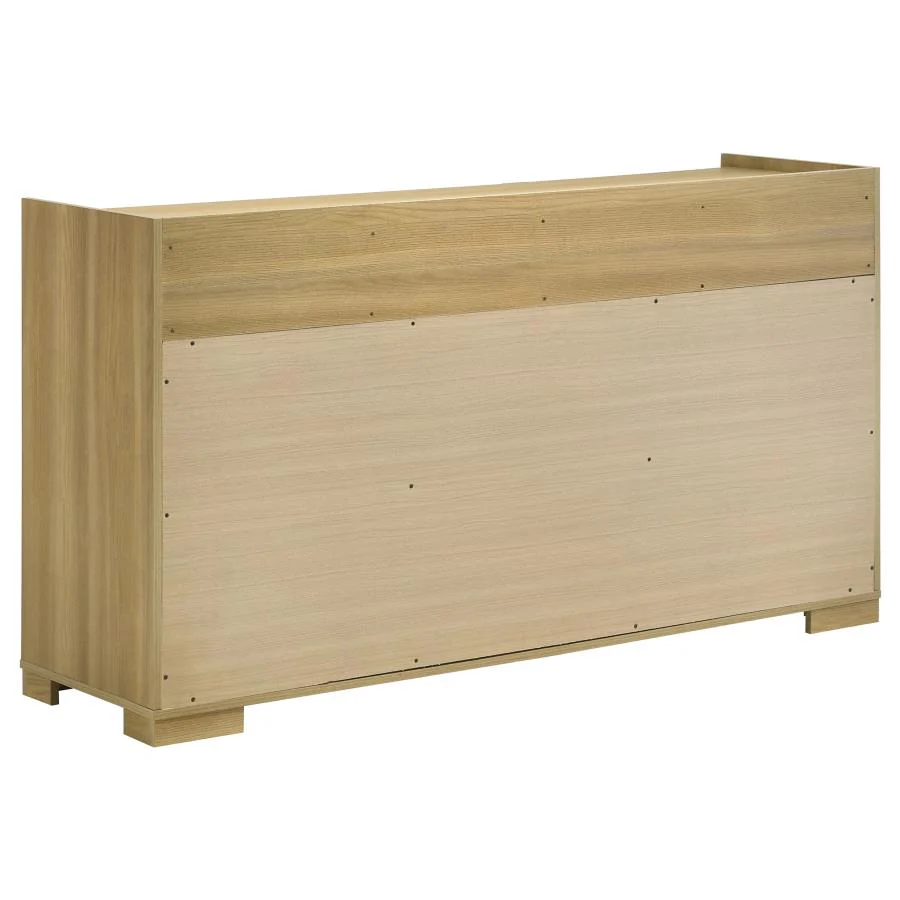 Hyland Natural 5-Piece Eastern King Bedroom Set - Image 8