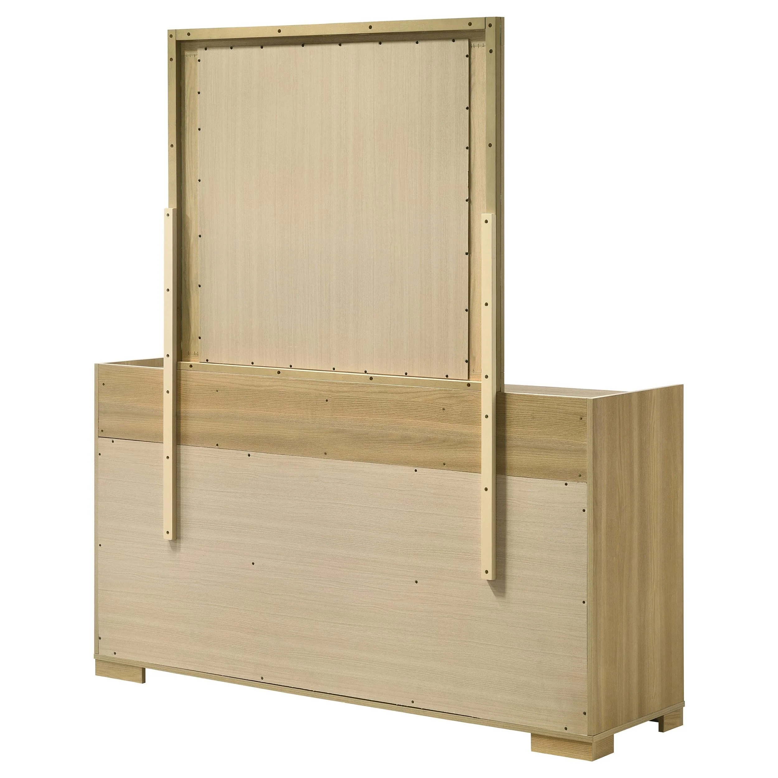 Hyland Natural 6-Drawer Dresser with Mirror - Image 7
