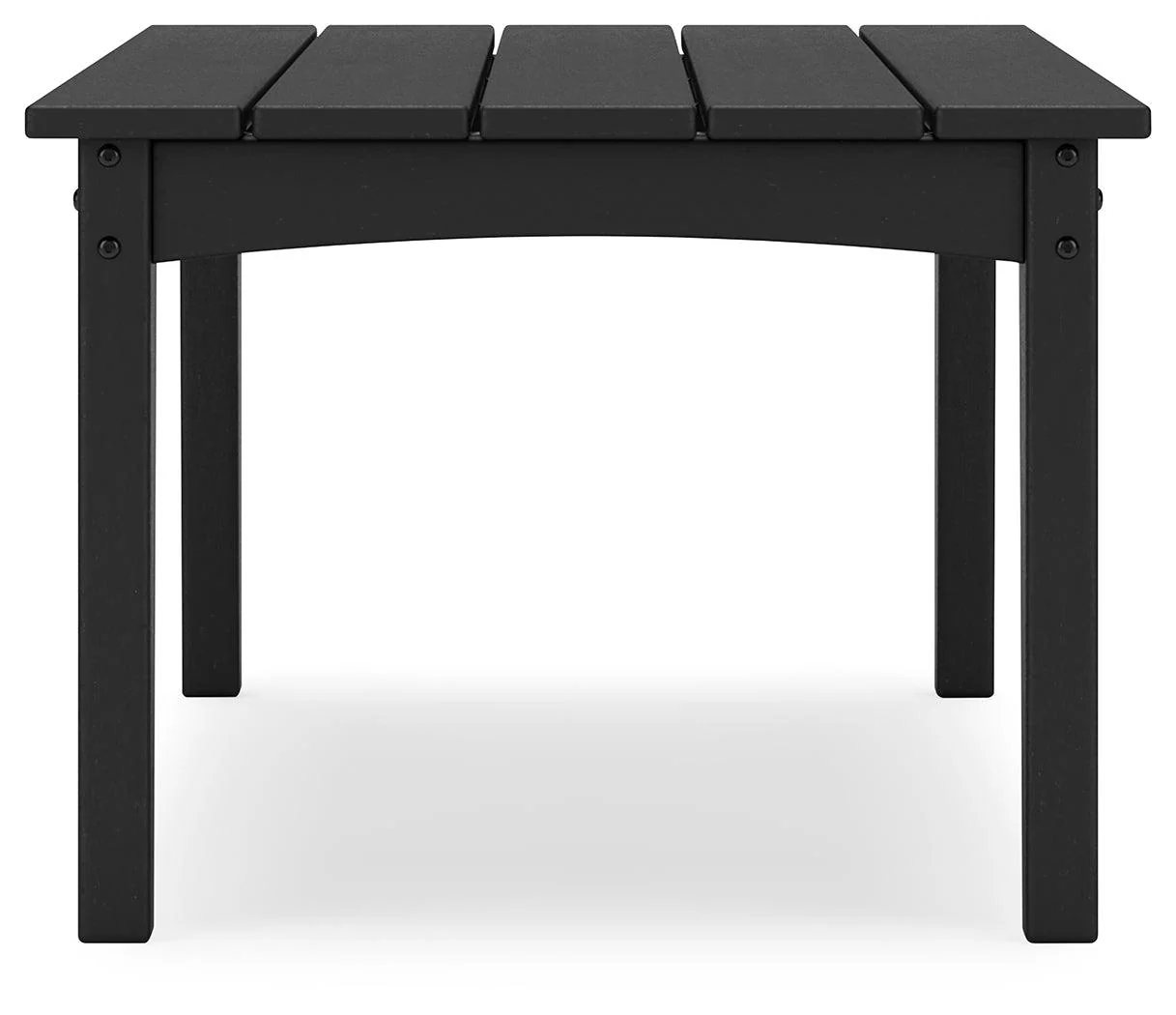 Hyland wave Black Outdoor Coffee Table - Image 6
