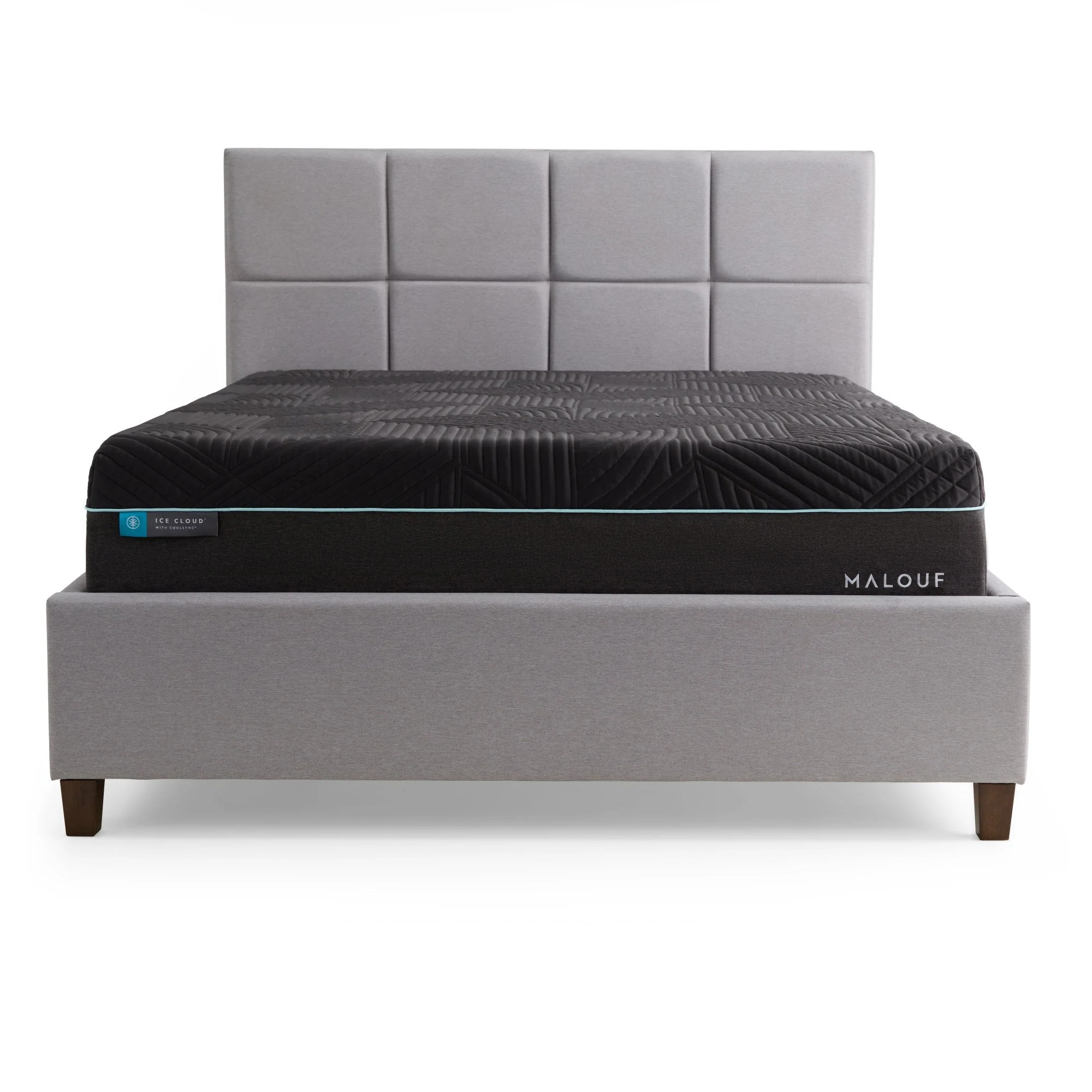 Ice Cloud Cool Sync Gray Full Mattress - Image 4