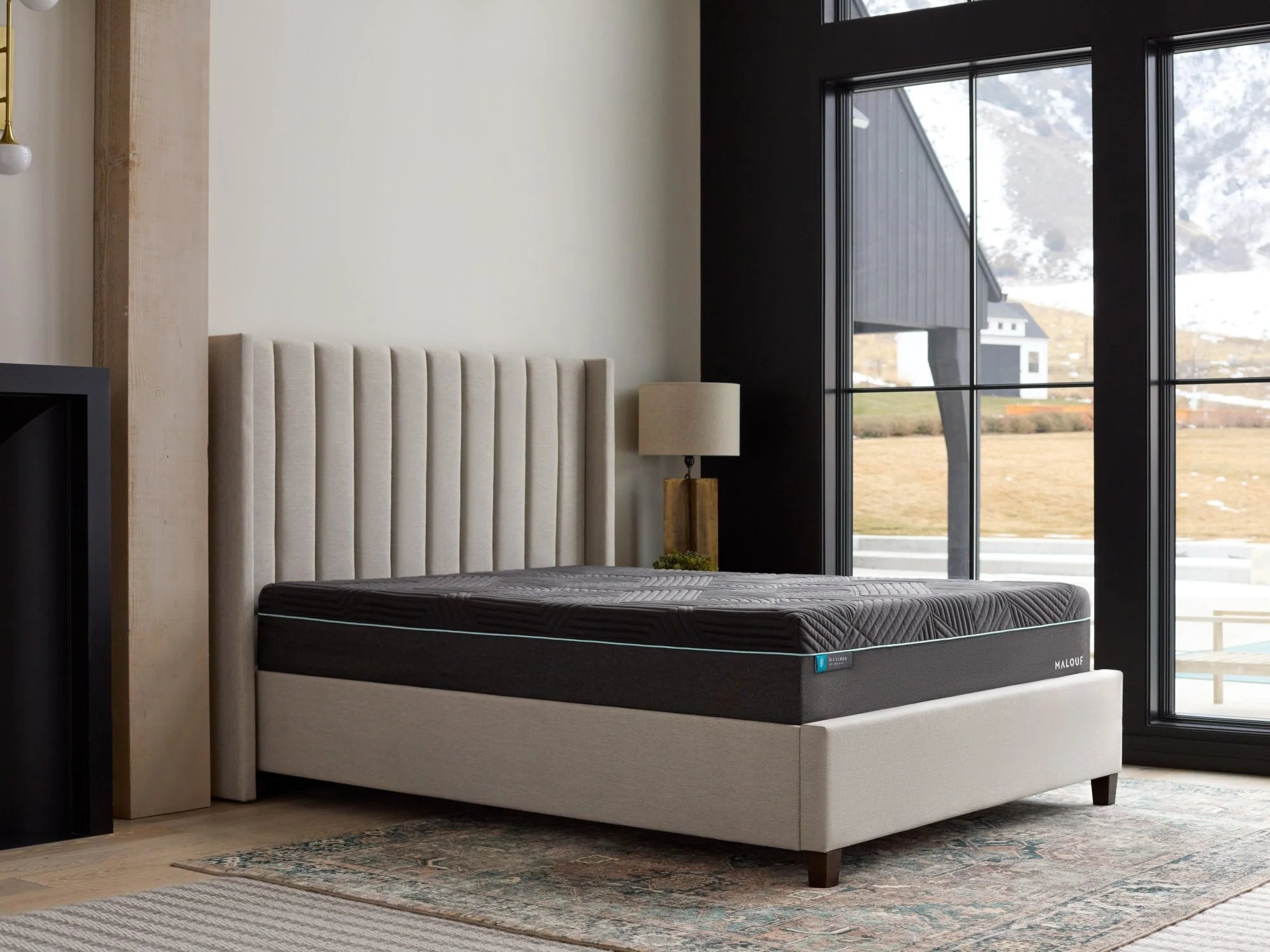 Ice Cloud Cool Sync Gray King Mattress - Image 2