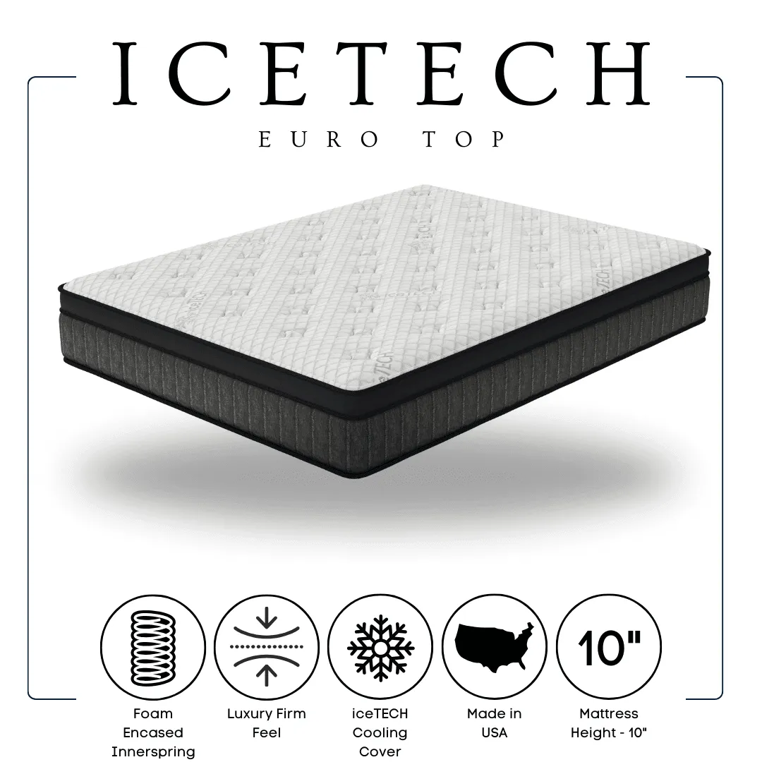 Icetech 10" Euro Top King Mattress - Image 3