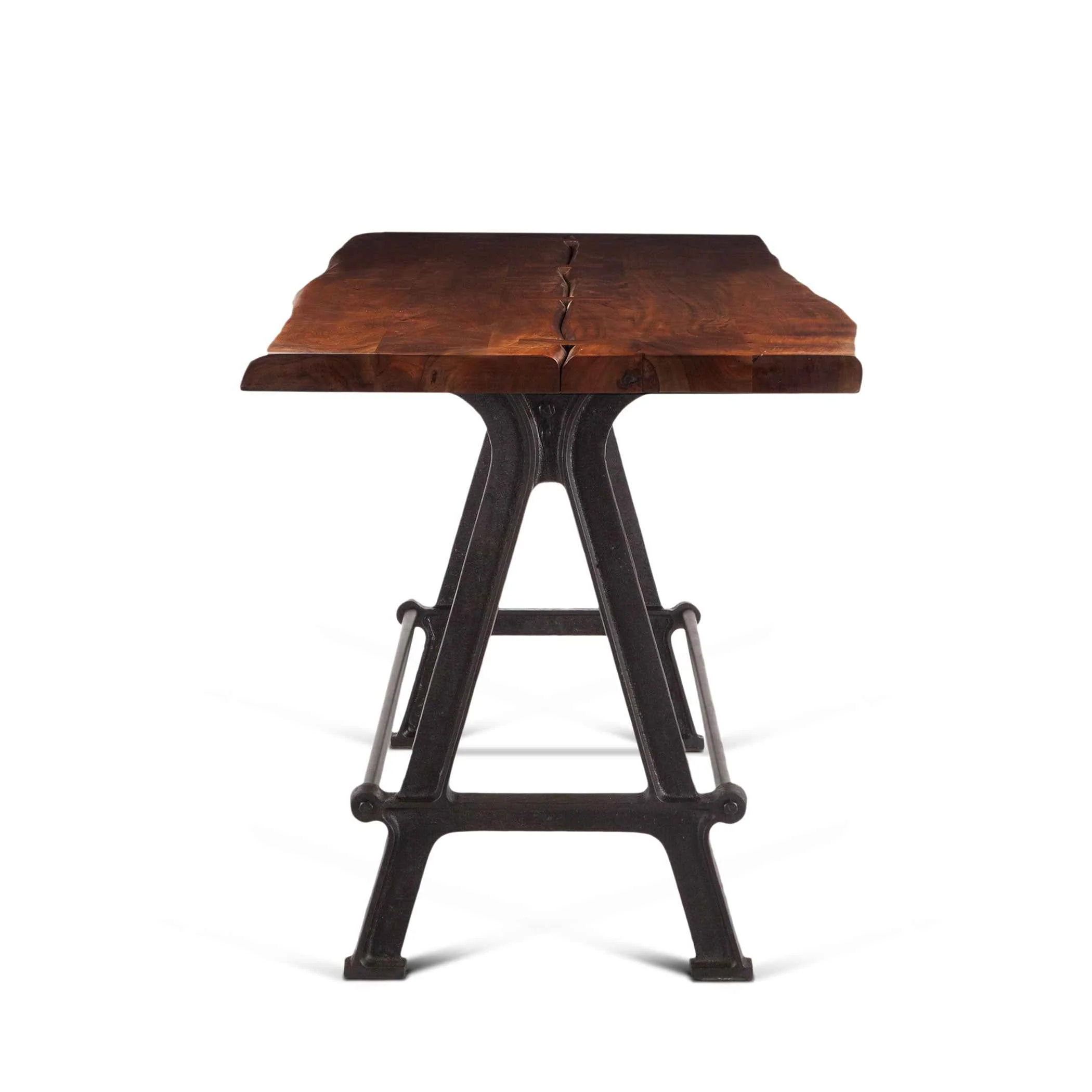 Industrial Loft 72" Gathering Table in Walnut - Image 3