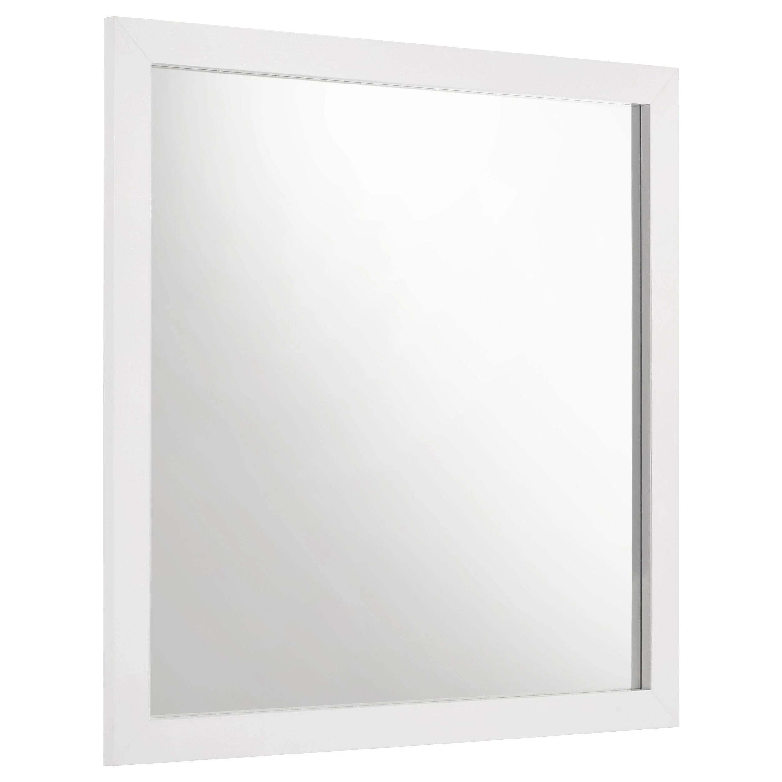Ines White High Gloss Dresser Mirror - Image 2