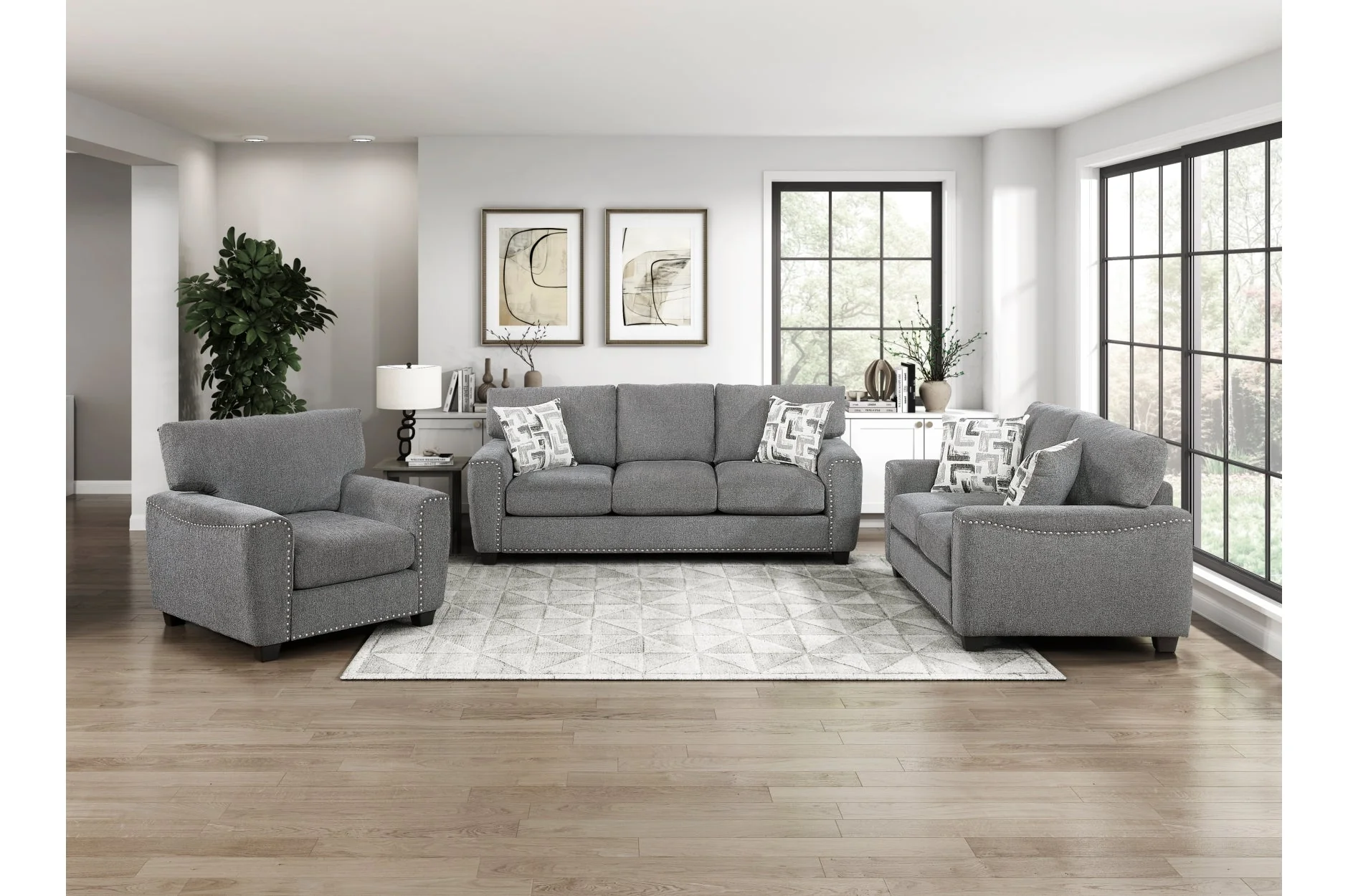 Isabel Dark Gray Chair - Image 2