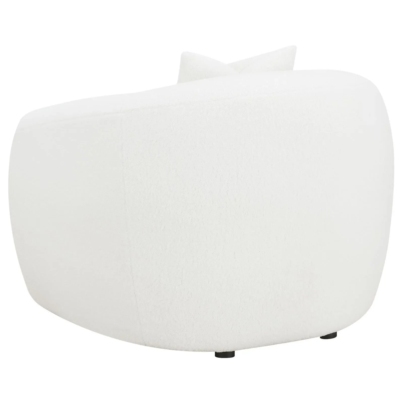Isabella 3-piece Faux Sheepskin Upholstered Sofa Set Natural - Image 10