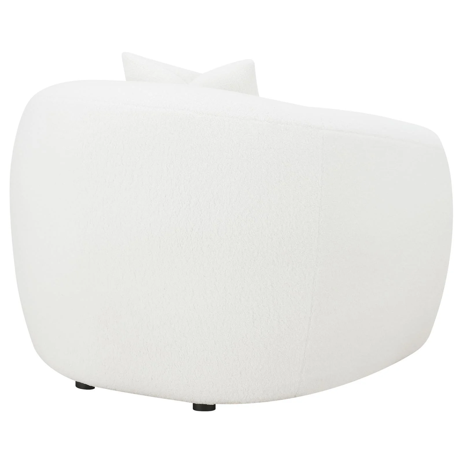 Isabella Upholstered Tight Back Chair White - Image 7