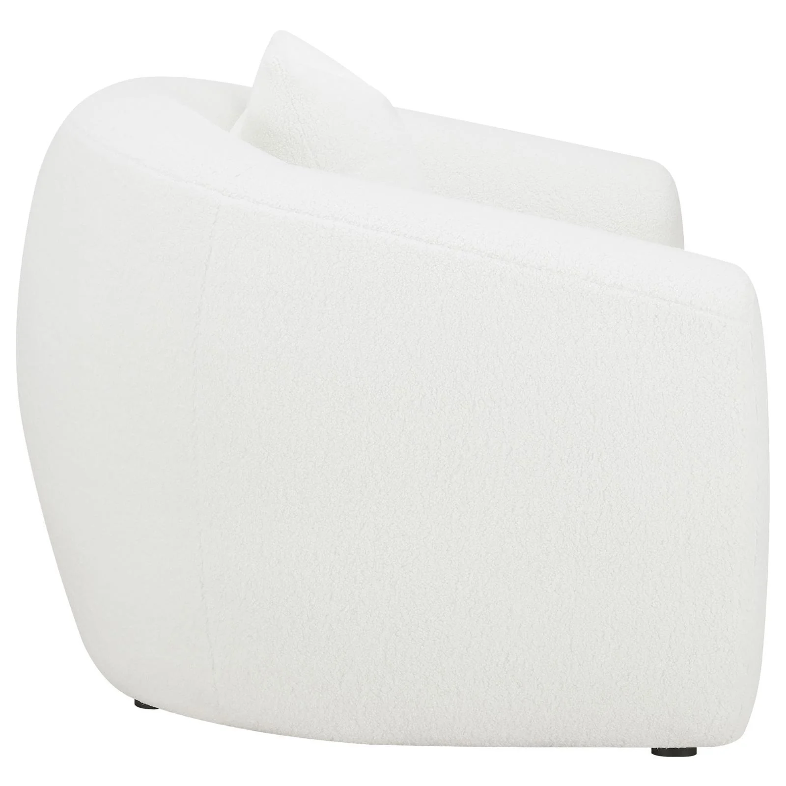 Isabella Upholstered Tight Back Chair White - Image 8