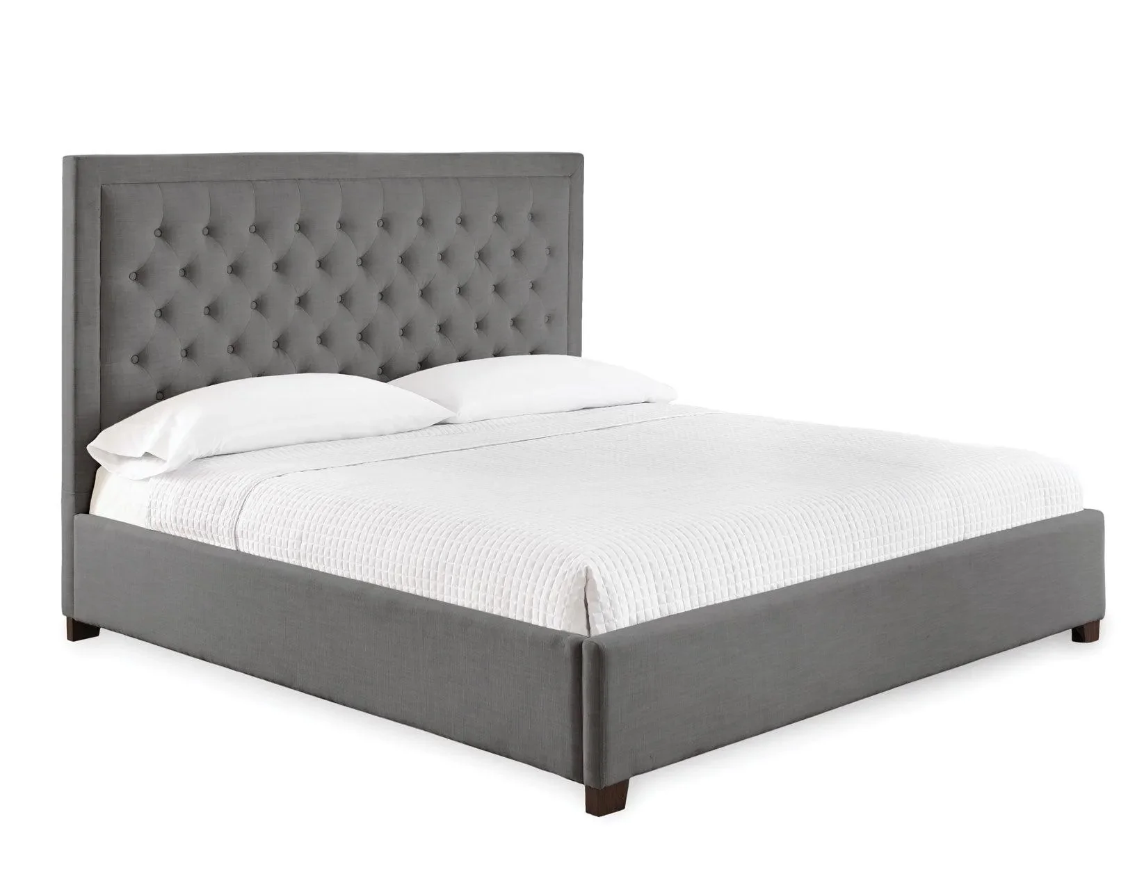 Isadora King Bed, Gray - Image 4