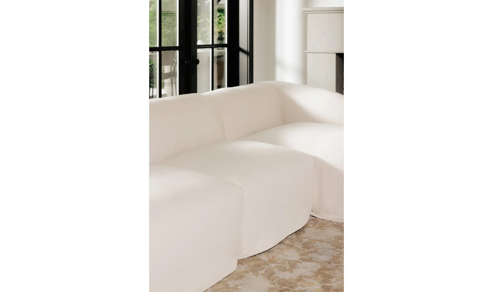 Isla Left Arm Facing Chaise Beige - Image 5