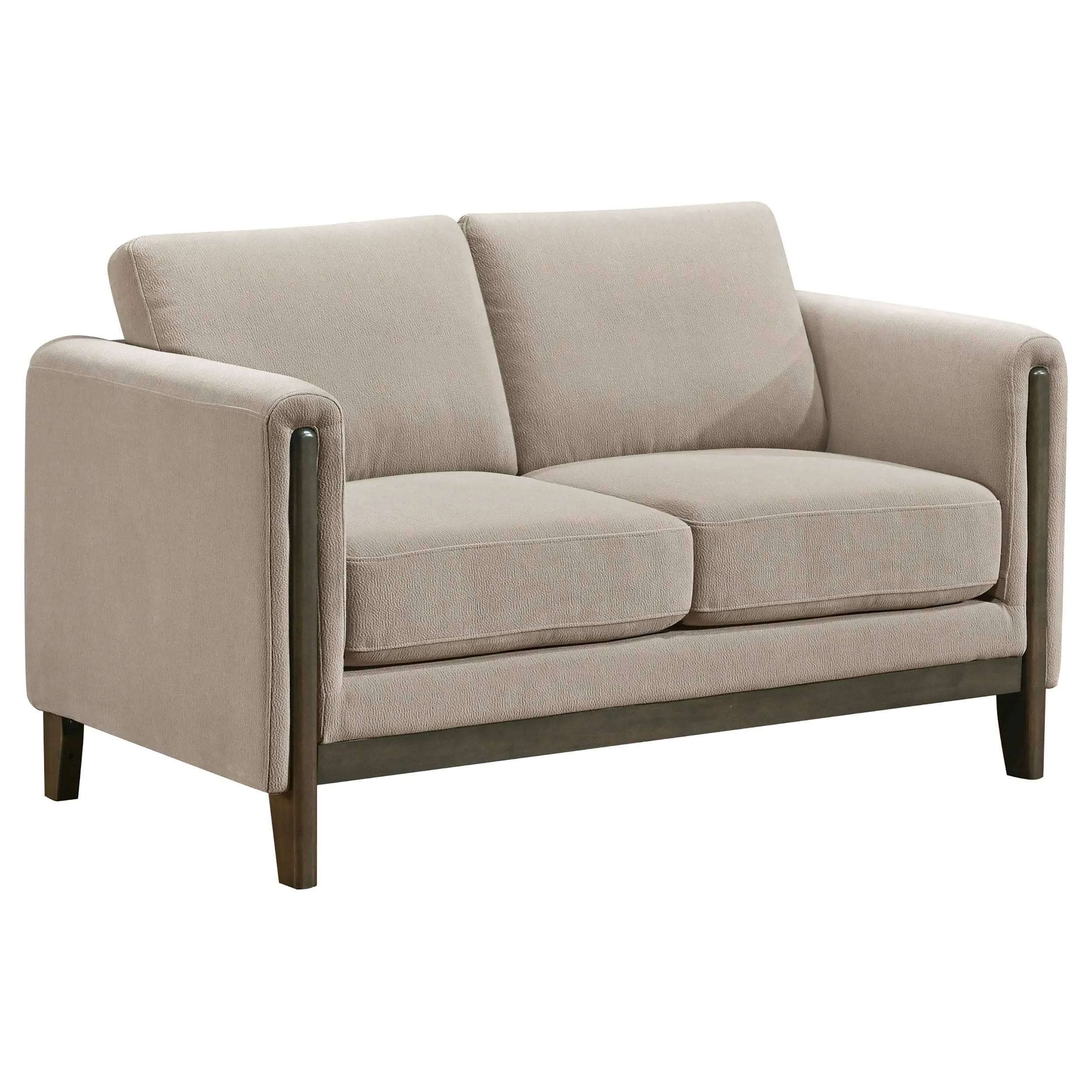 Islington 3-piece Upholstered Panel Arm Sofa Set Taupe - Image 6