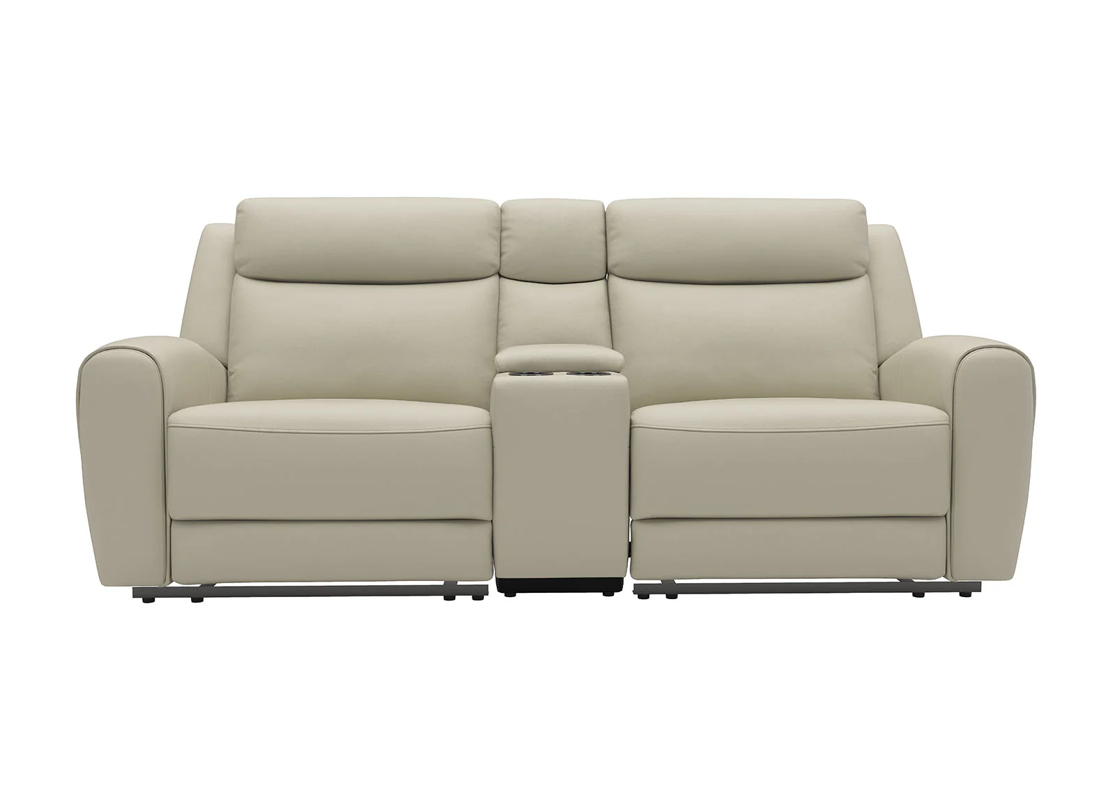 Jacobus Beige Leather Sofa & Loveseat - Image 5