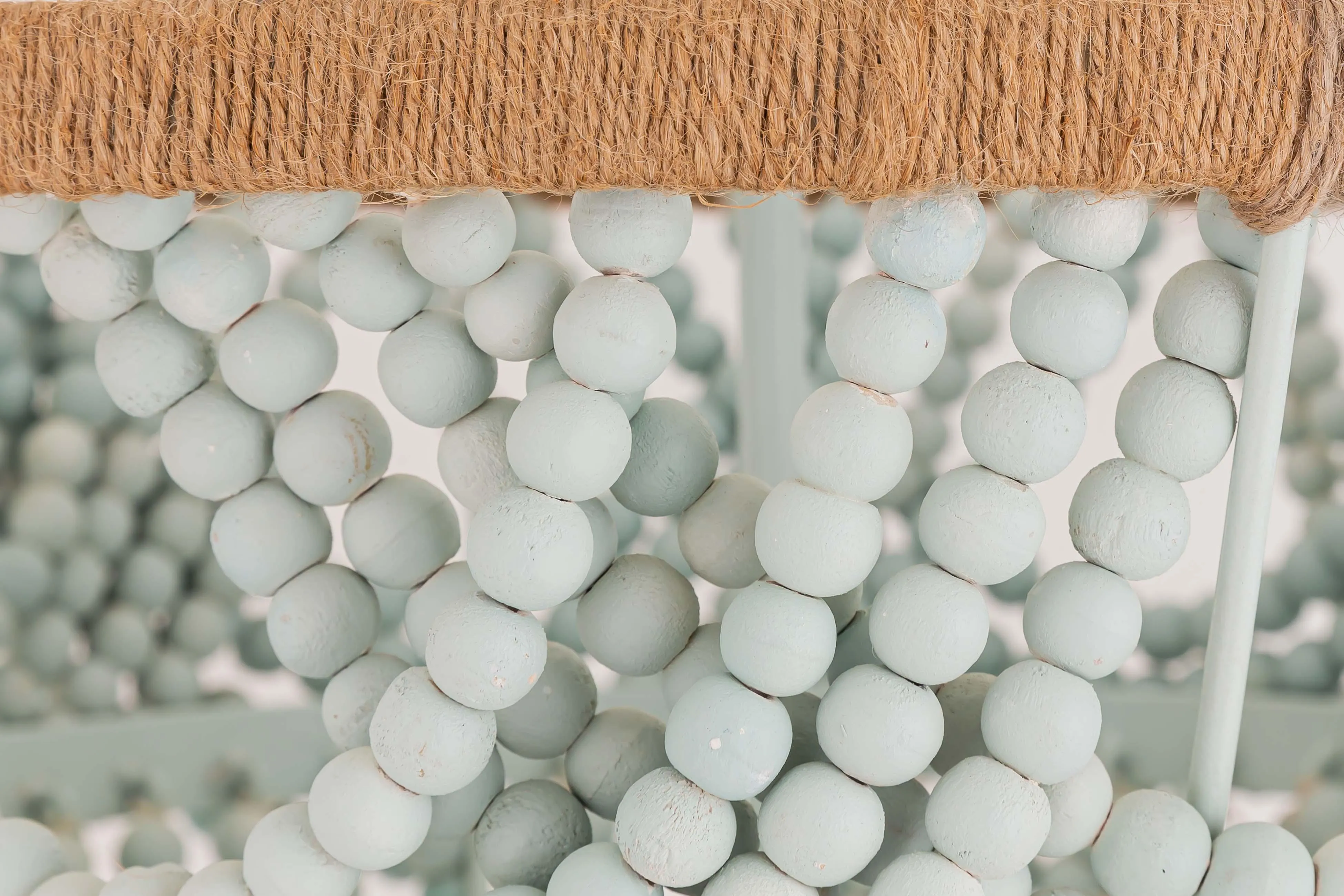 Jade Beaded Chandelier - Image 5