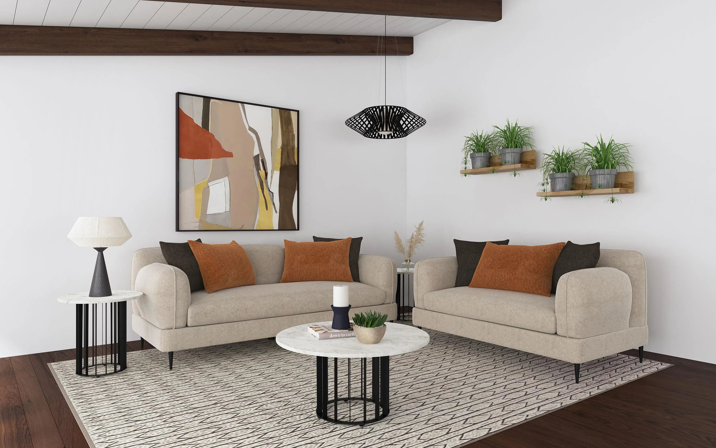 Jade Latte Chenille Upholstered Sculpted Track Arm Loveseat - Image 15