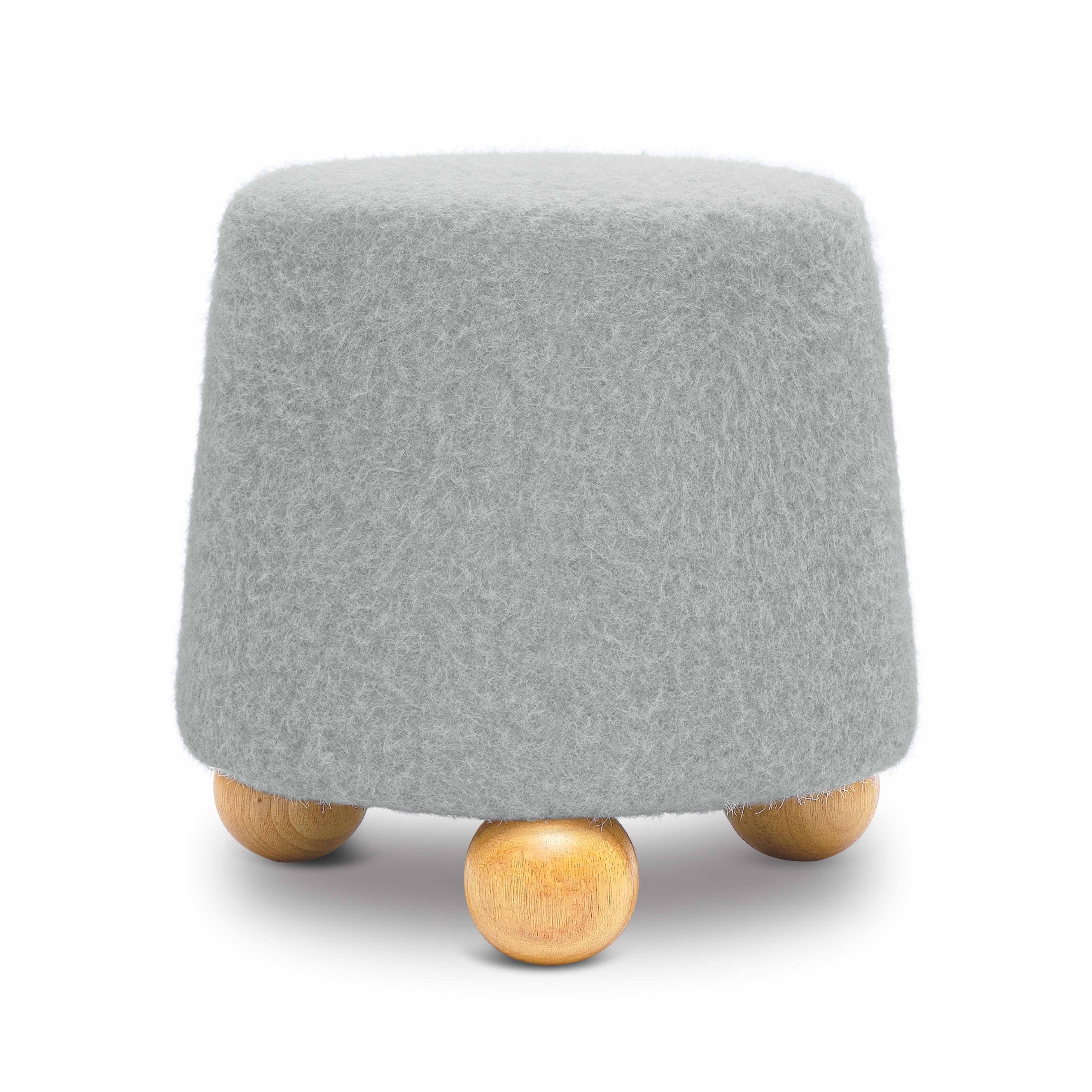 Jaine Loose Mohair Stool - Image 9