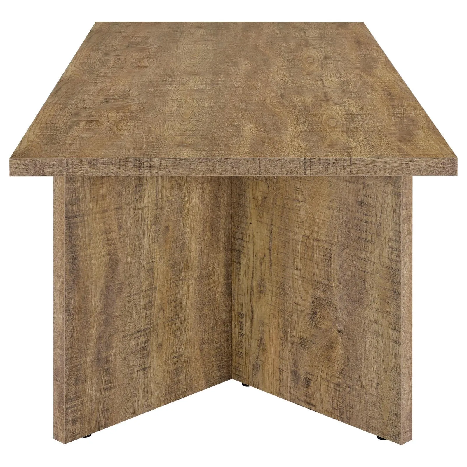 Jamestown Mango Brown Rectangular Engineered Wood Dining Table with Decorative Laminate - Image 5
