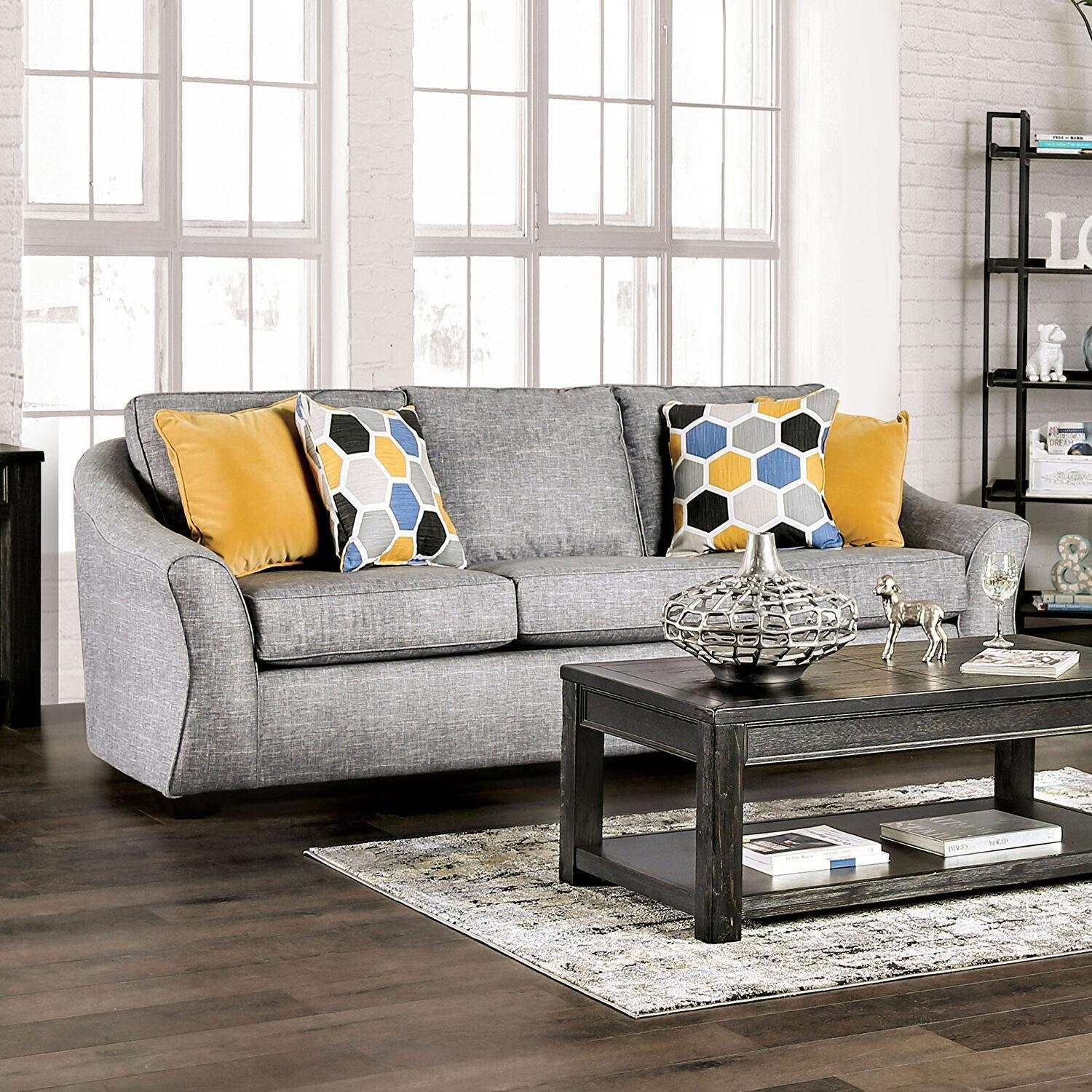 Jarrow Light Gray Stationary Sofa & Loveseat - Image 2