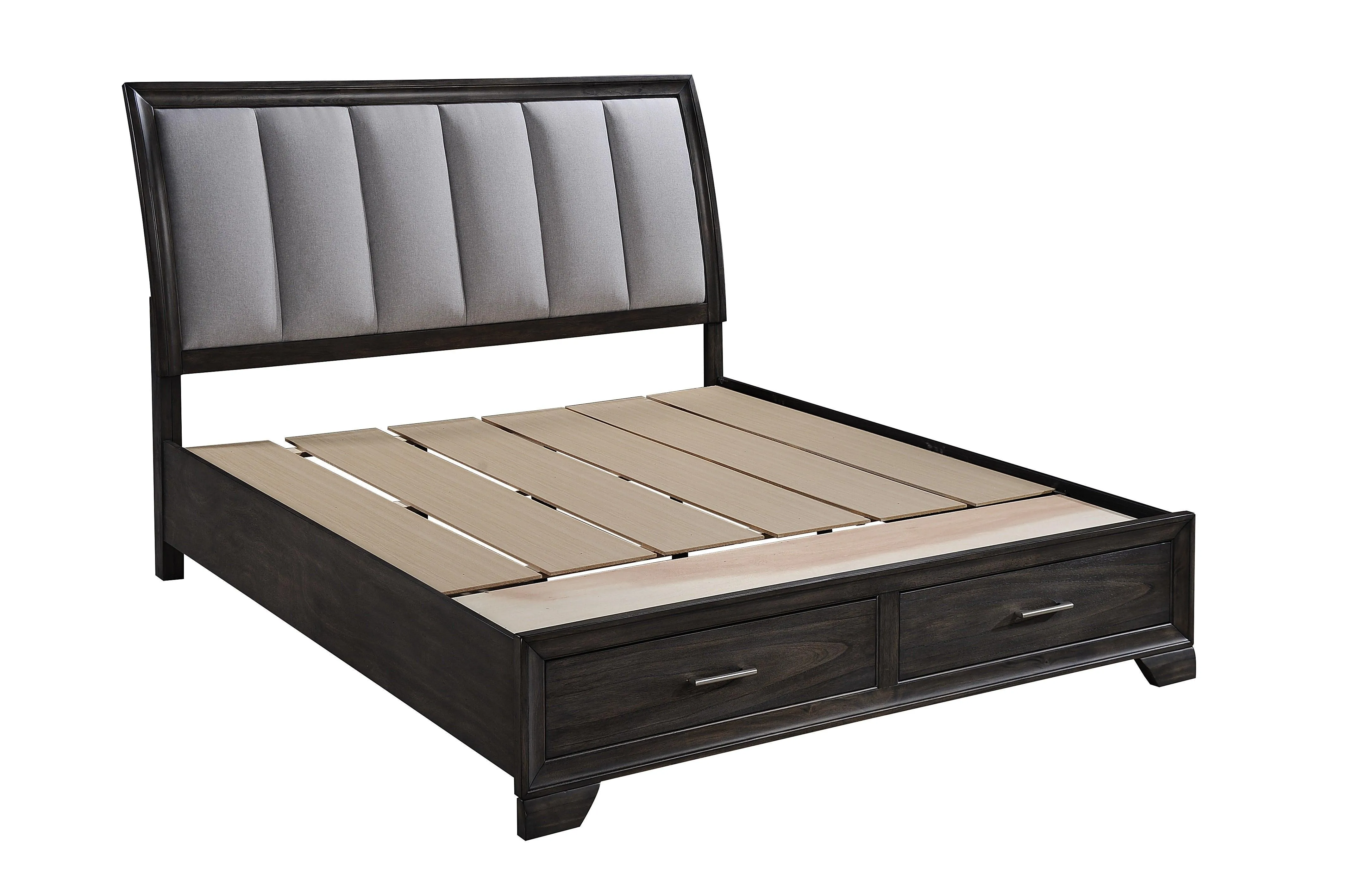 Jaymes Gray King Storage Platform Bed - Image 3