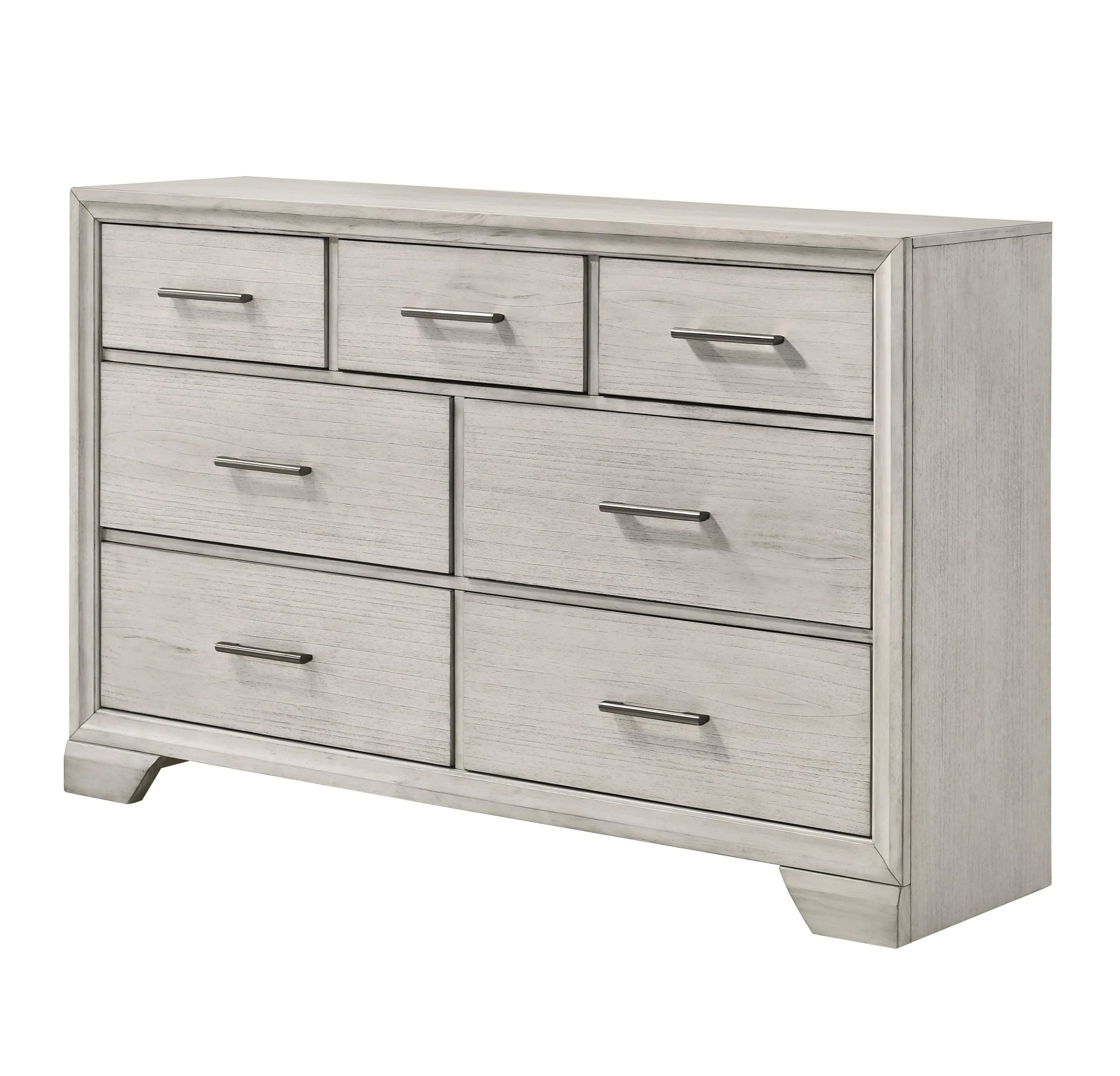 Jaymes White Mist Footboard Storage Platform Bedroom Set - Image 8