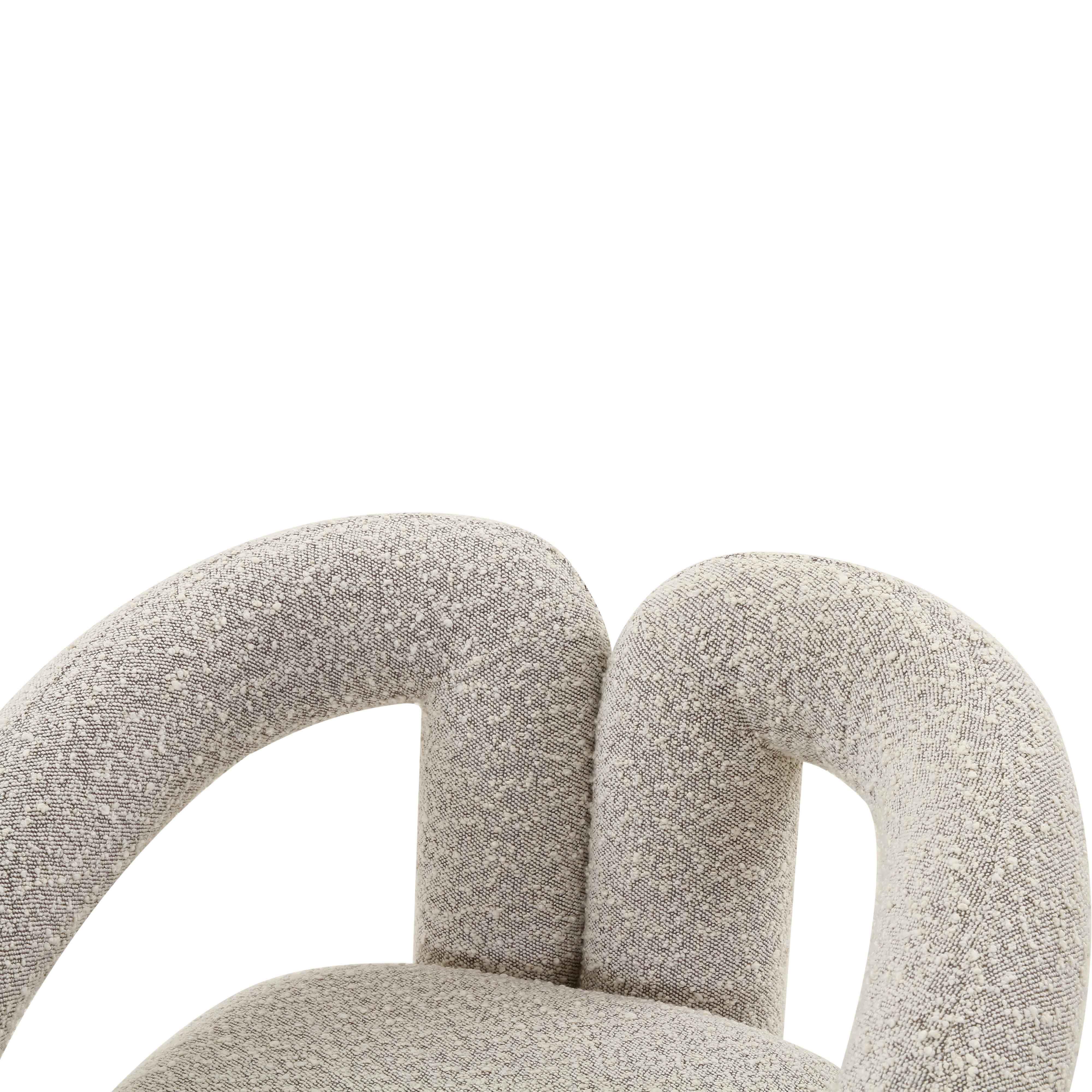 Jenn Speckled Boucle Accent Chair - Image 4