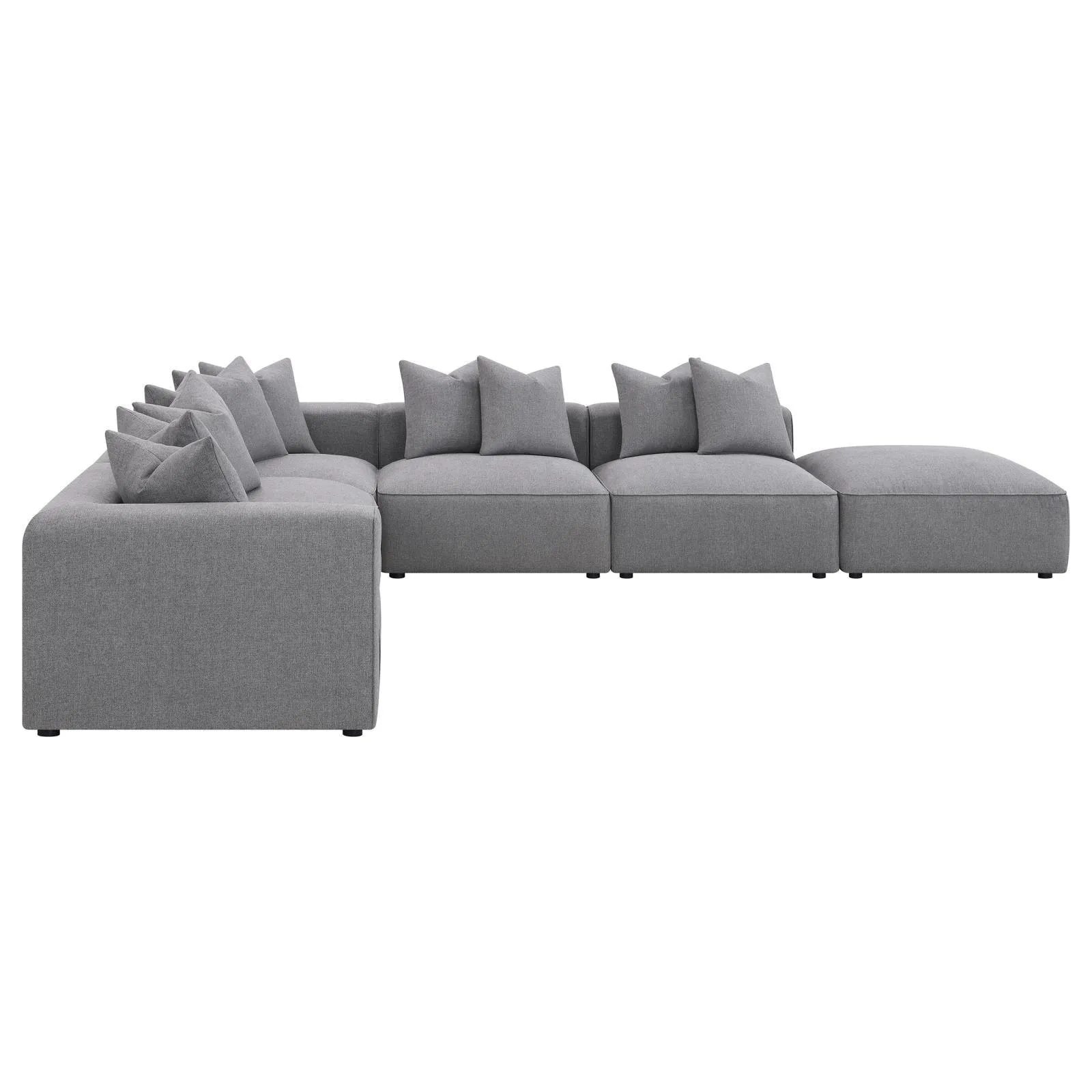 Jennifer Gray 6-Piece Tight Seat Modular Sectional - Image 6