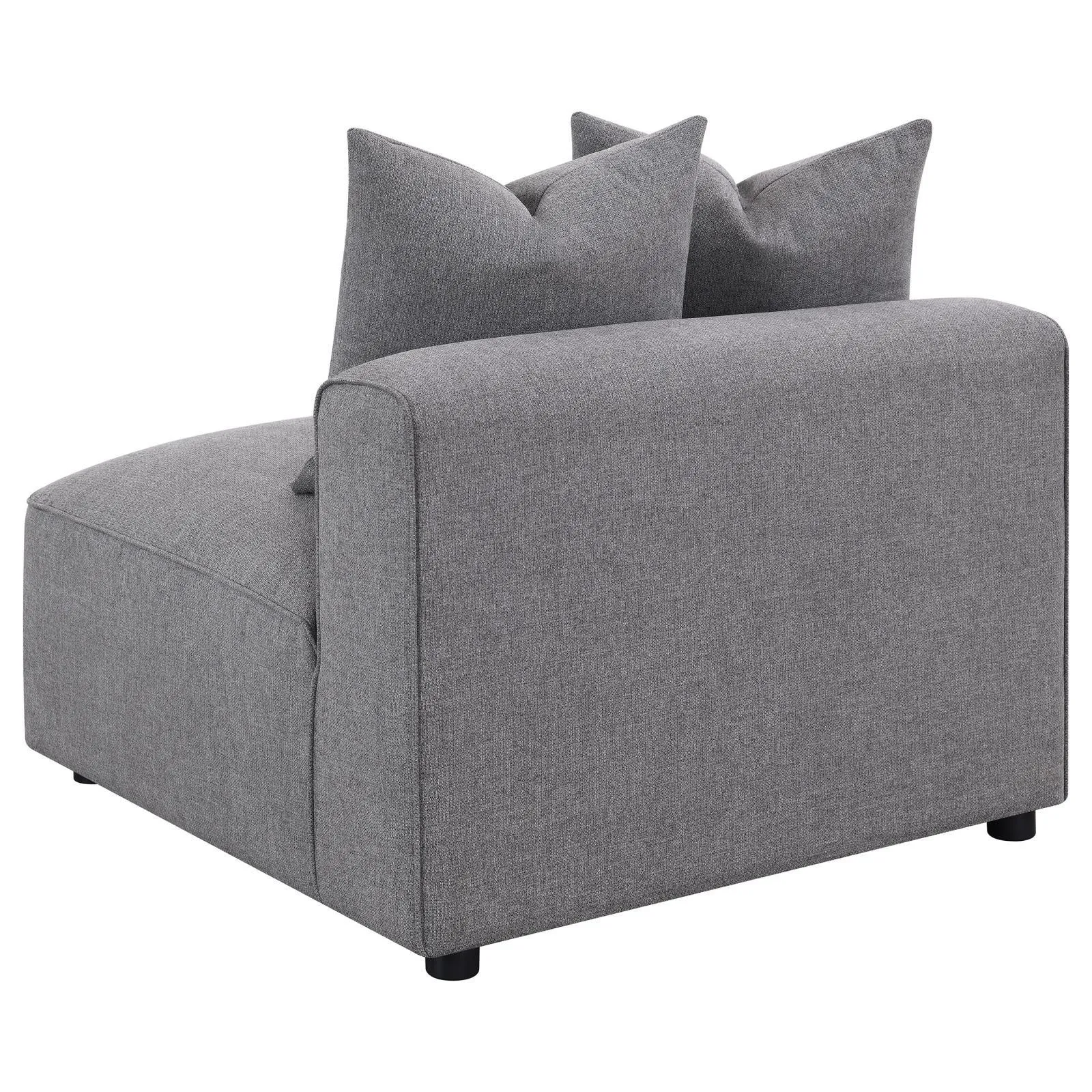 Jennifer Gray Tight Seat Armless Chair - Image 6