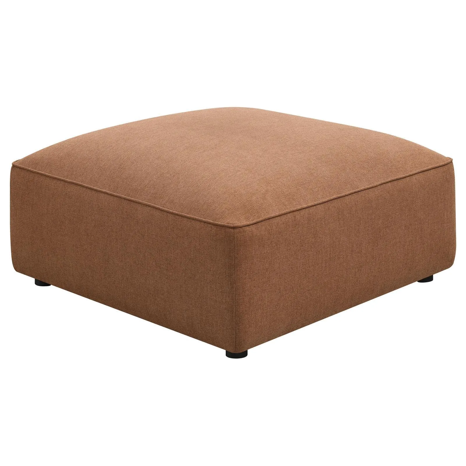 Jennifer Terracotta Upholstered Ottoman