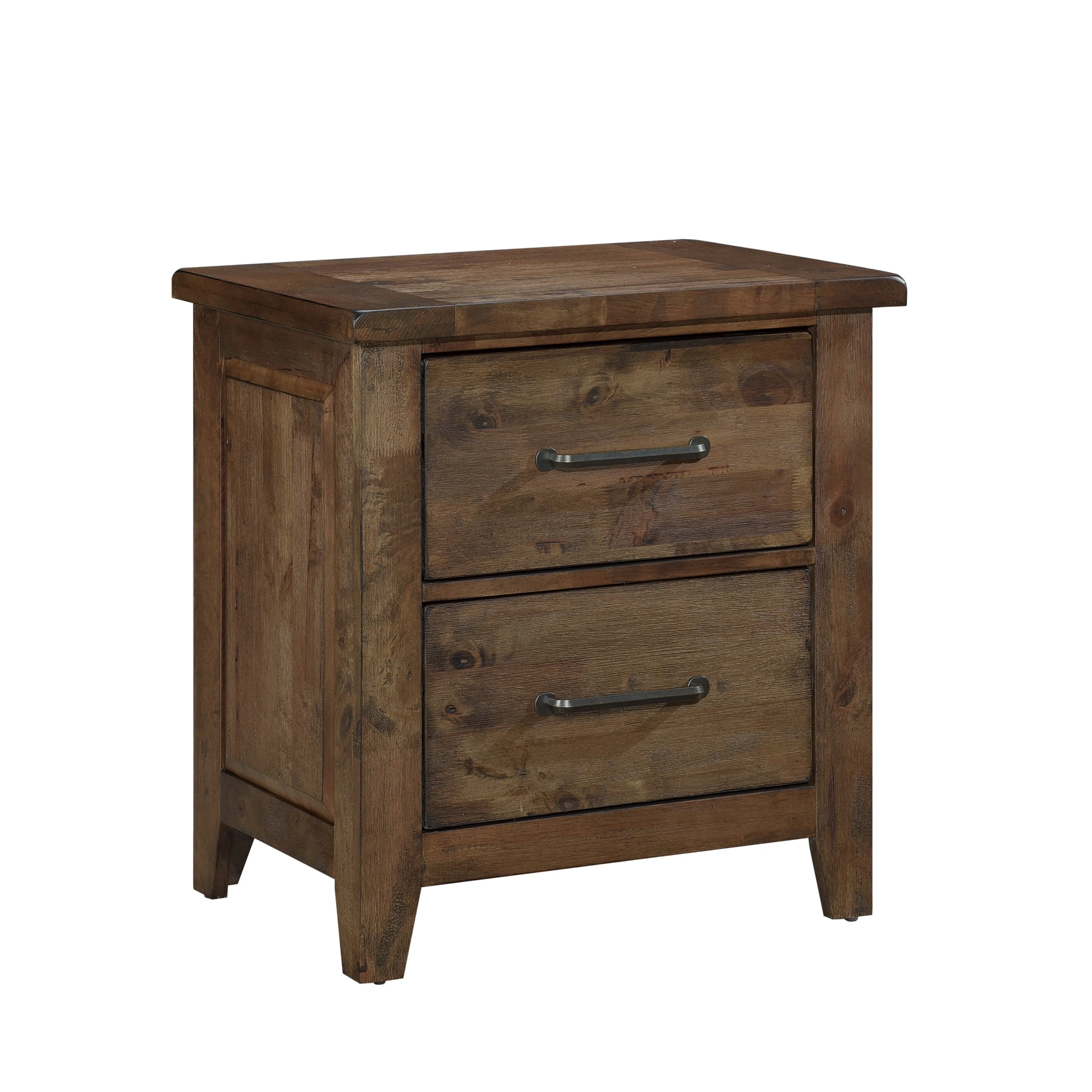 Jerrick Burnished Brown Sleigh Storage Platform Bedroom Set - Image 13