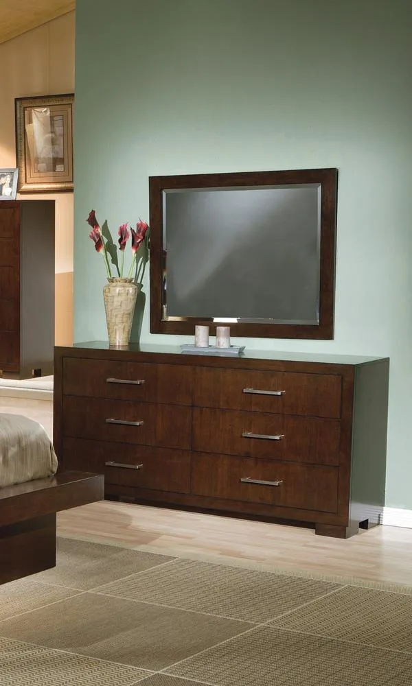 Jessica Cappuccino Rectangular Wall Mirror - Image 7