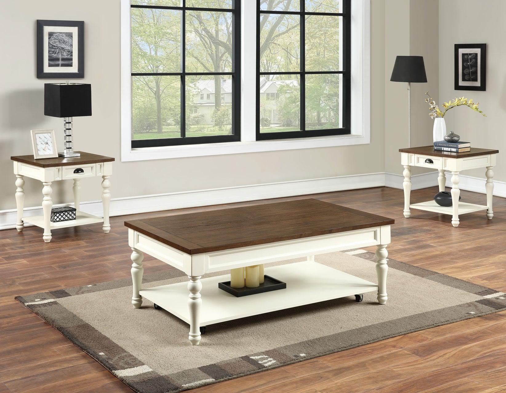 Joanna 3-Piece Occasional Set (Coffee Table & 2 End Tables) - Image 2