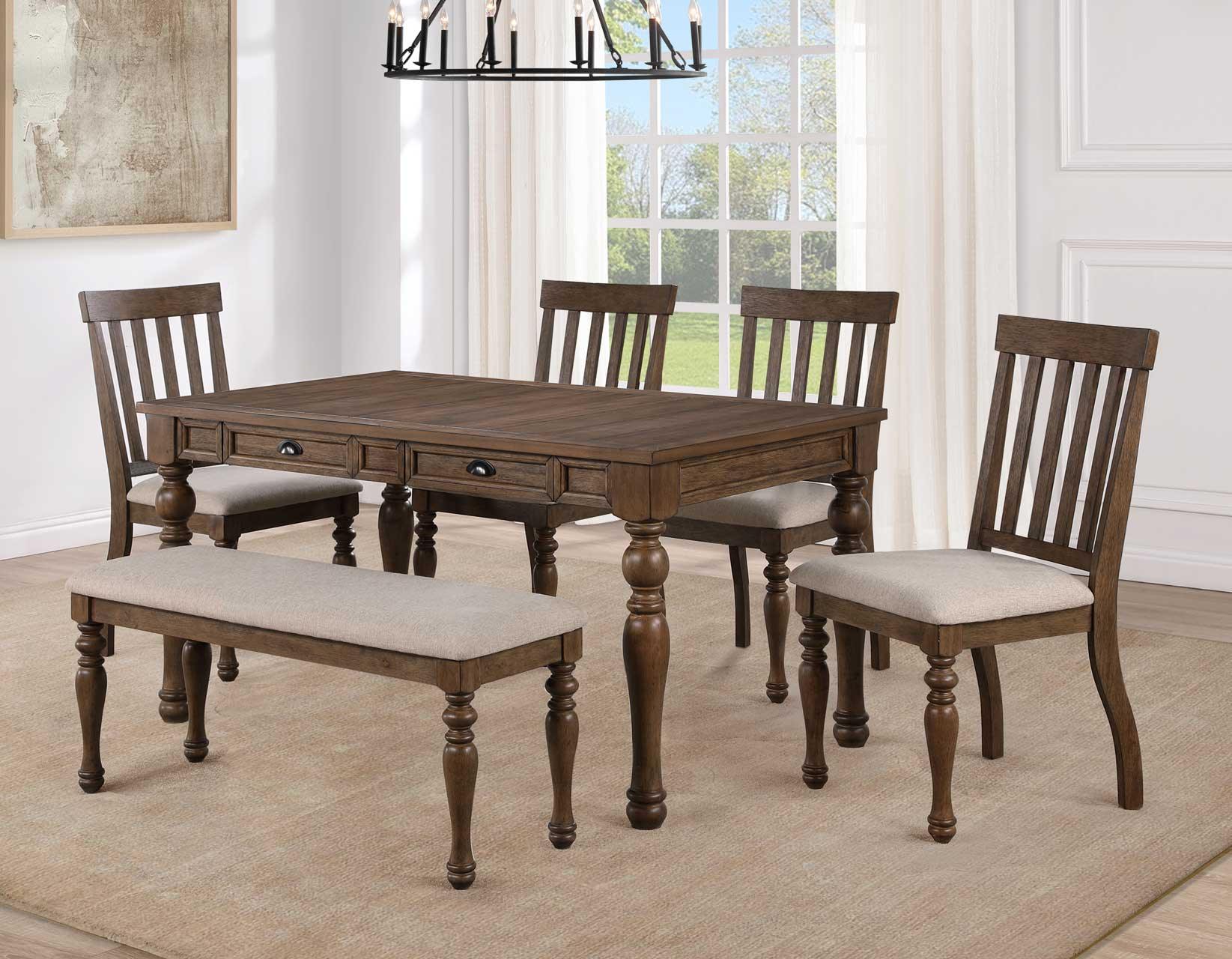 Joanna Bench, Brown - Image 5