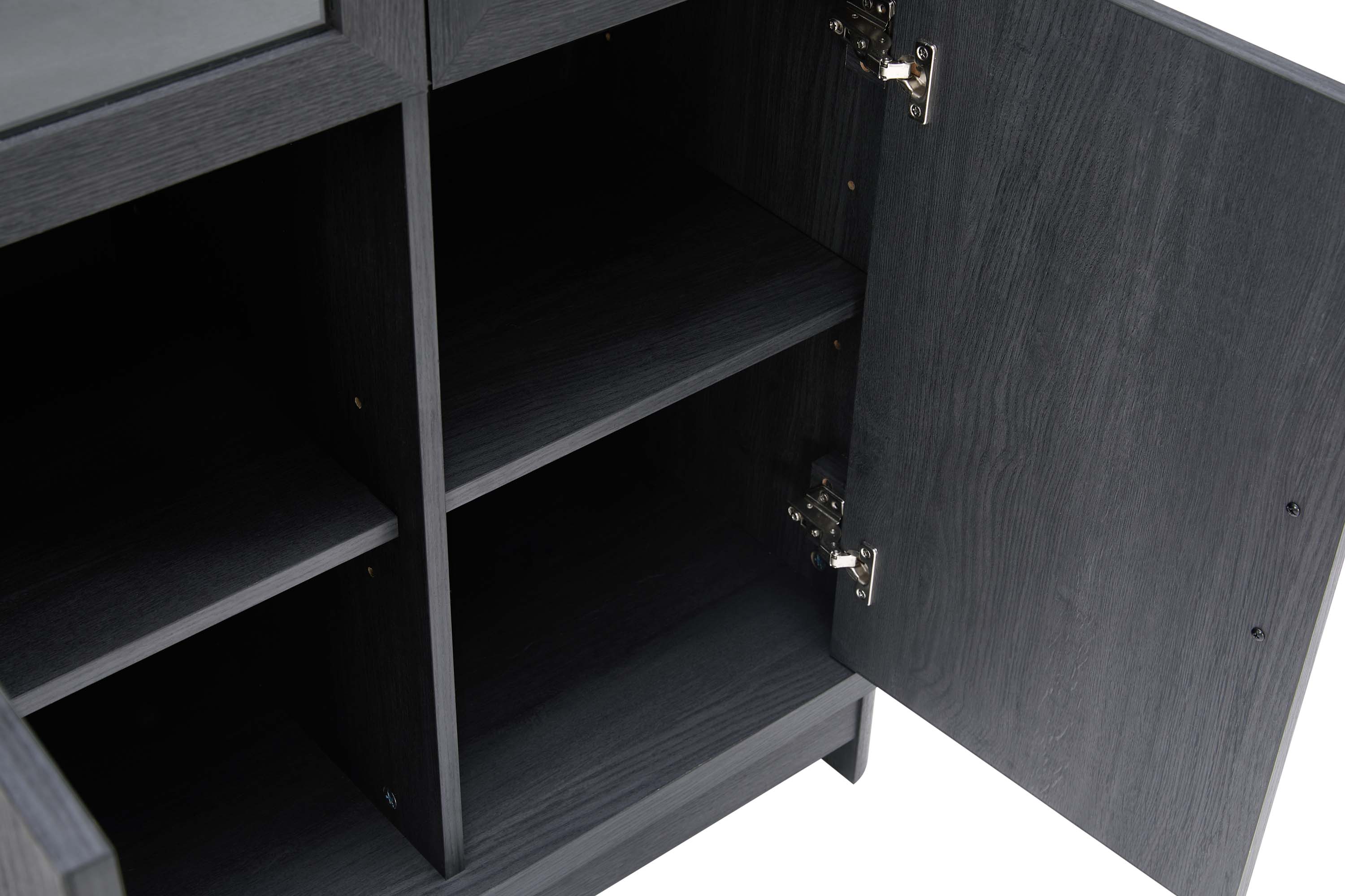 Jodie Bookcase in Charcoal Grey (set of 3) - Image 5