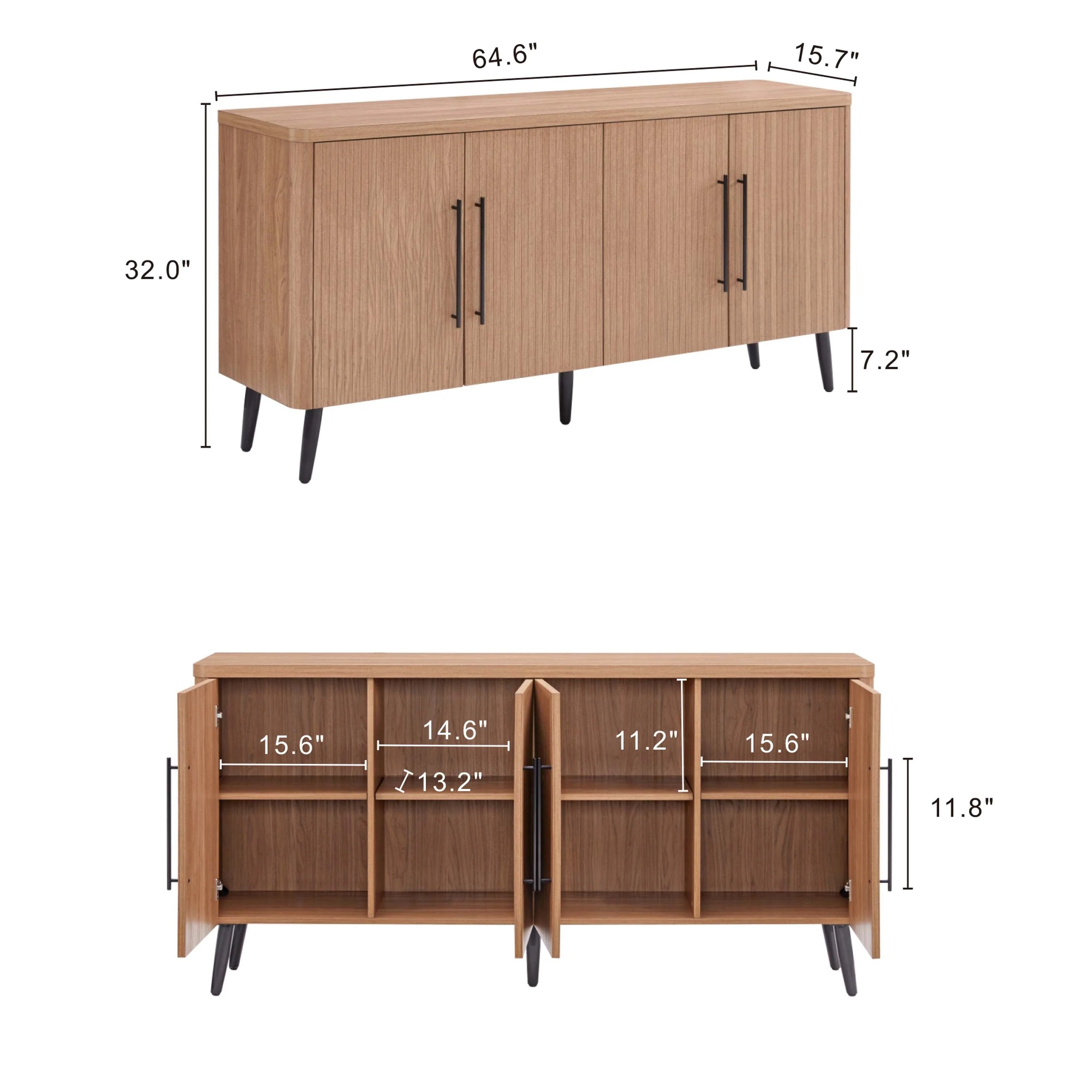 Jodie Sideboard in Maple - Image 3