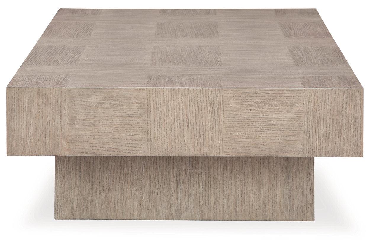Jorlaina Light Grayish Brown Coffee Table and 2 End Tables - Image 4