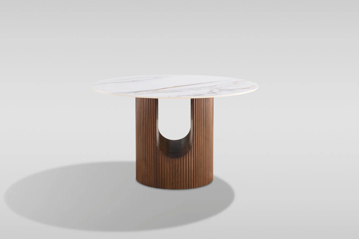 Jorri White/Walnut Dining Room Set - Image 8