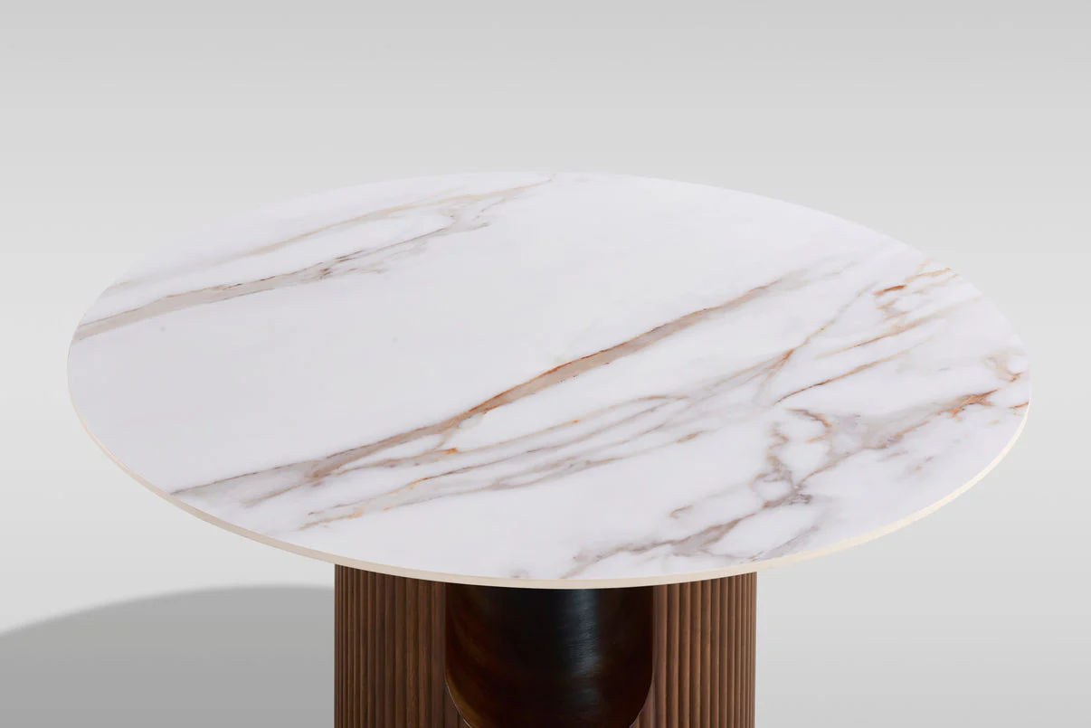 Jorri White/Walnut Dining Room Set - Image 9