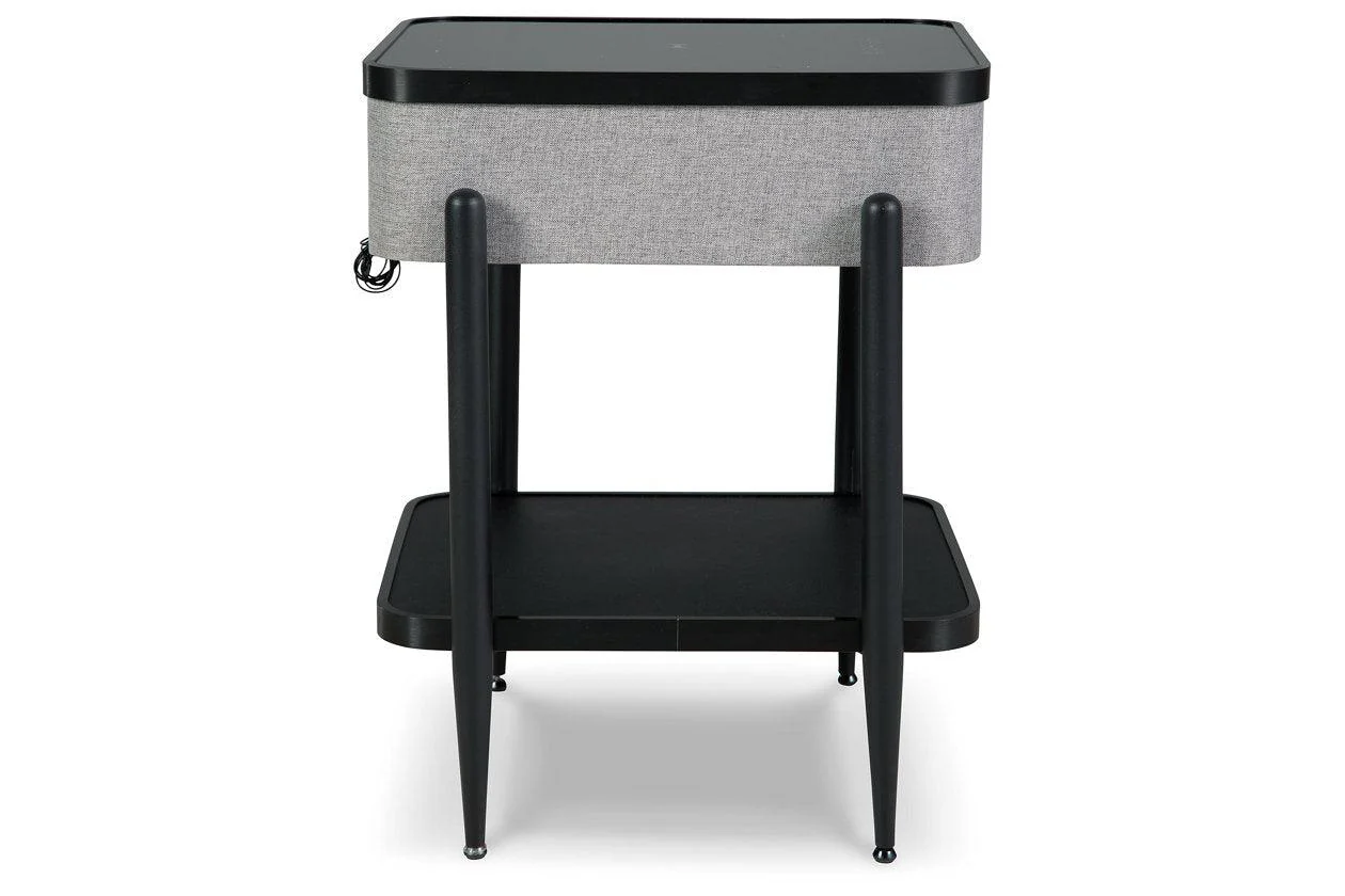 Jorvalee Gray/Black Accent Table - Image 3