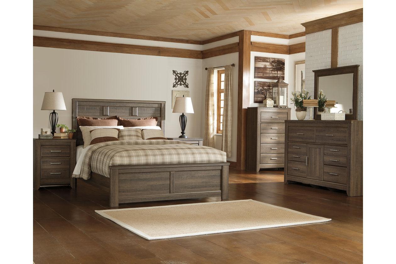 Juararo Dark Brown California King Panel Bed - Image 3