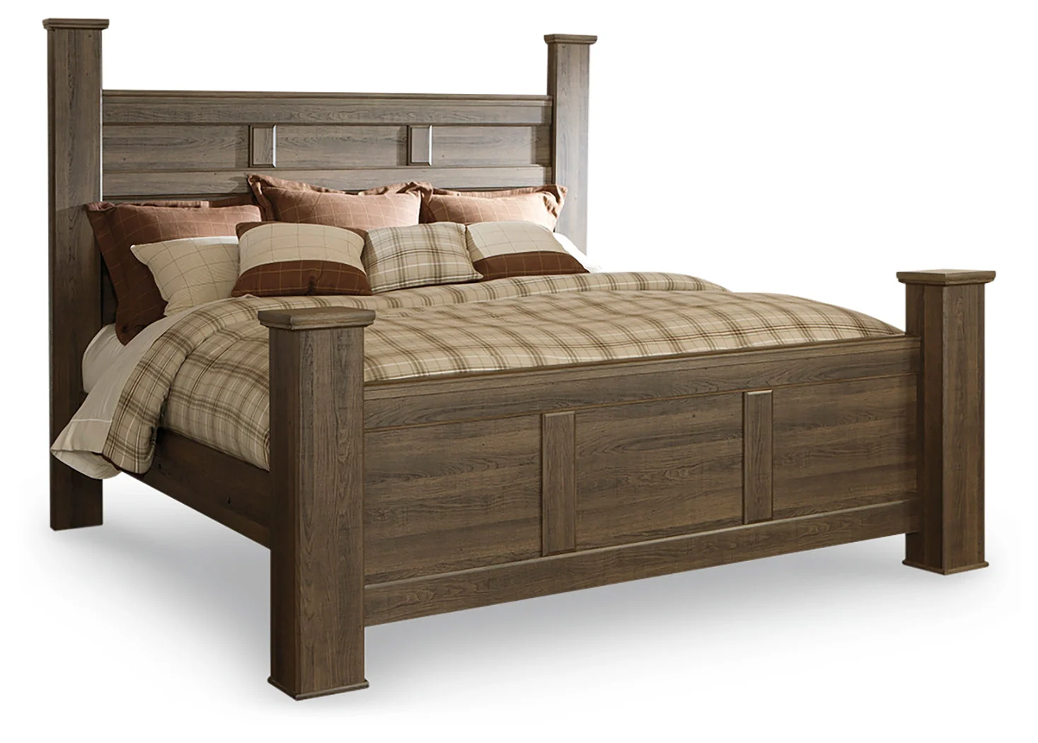 Juararo Dark Brown Poster Bedroom Set - Image 6