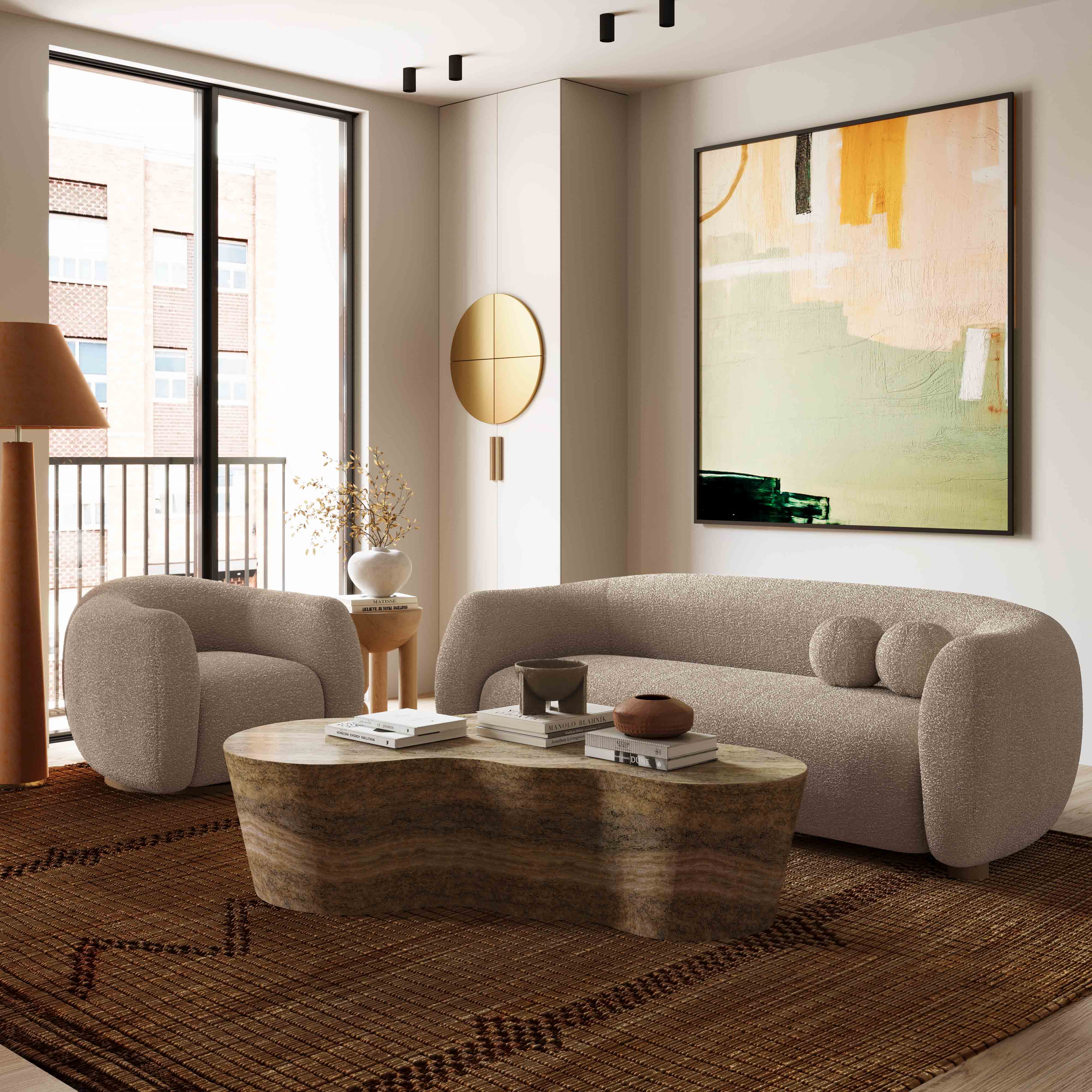 Judy Boucle Sofa - Image 11