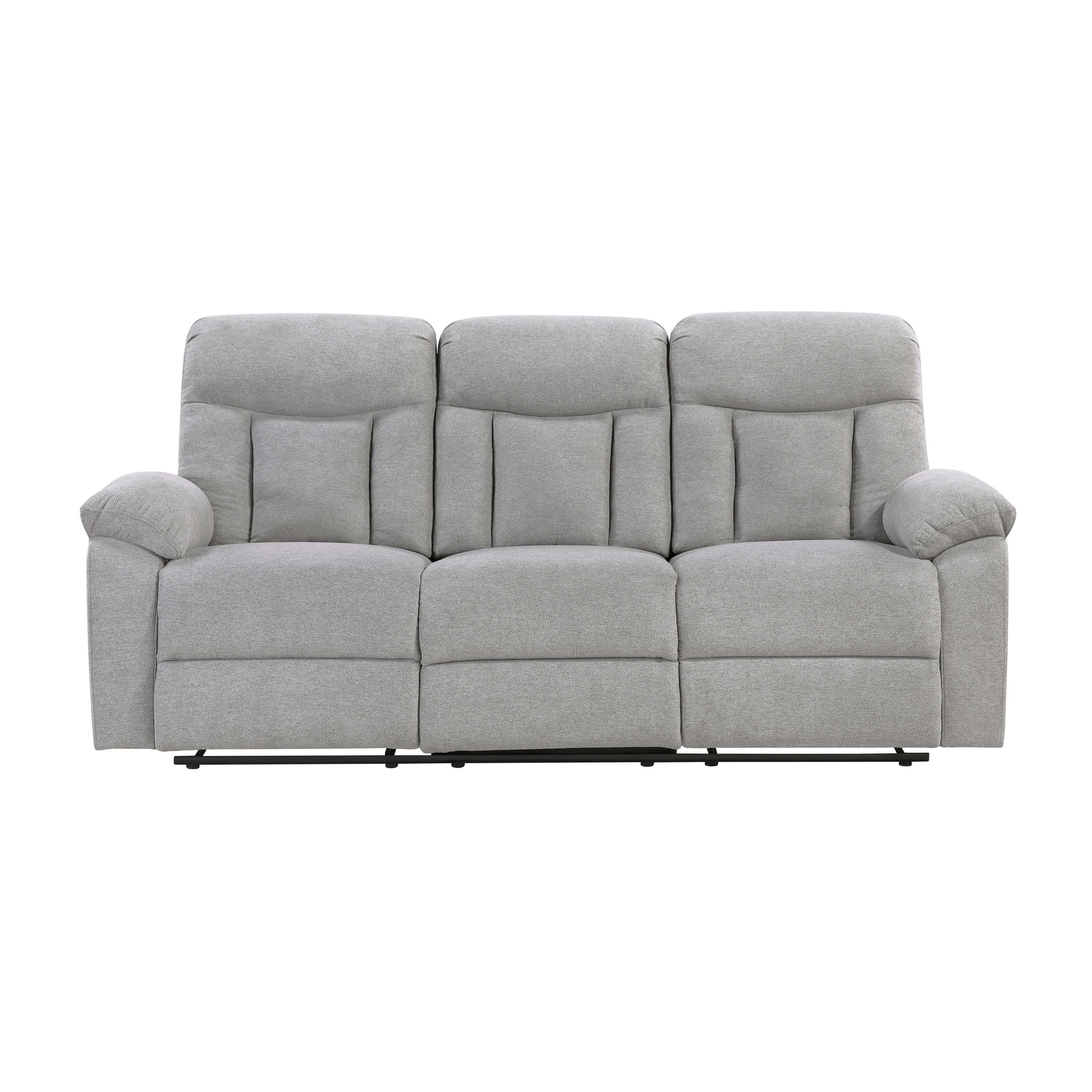 Jules Gray Double Reclining Living Room Set - Image 3